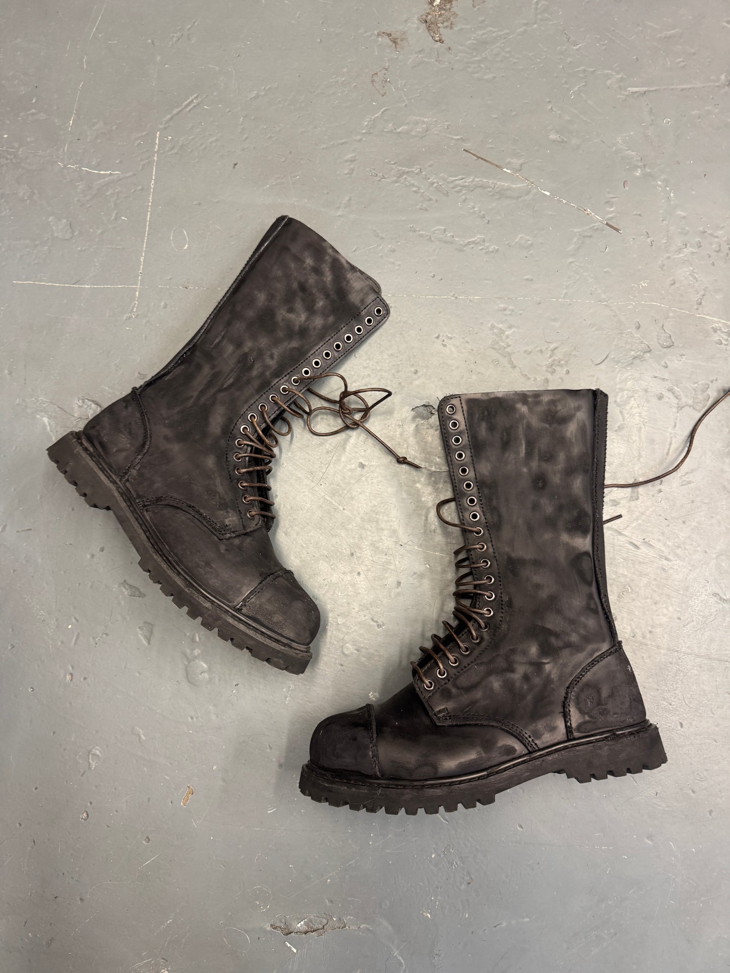 Luca Stucci Customised Combat Boot