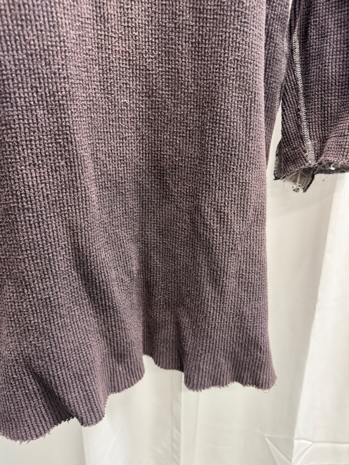 sulvam Early Deconstructed Broken Knit Tunic