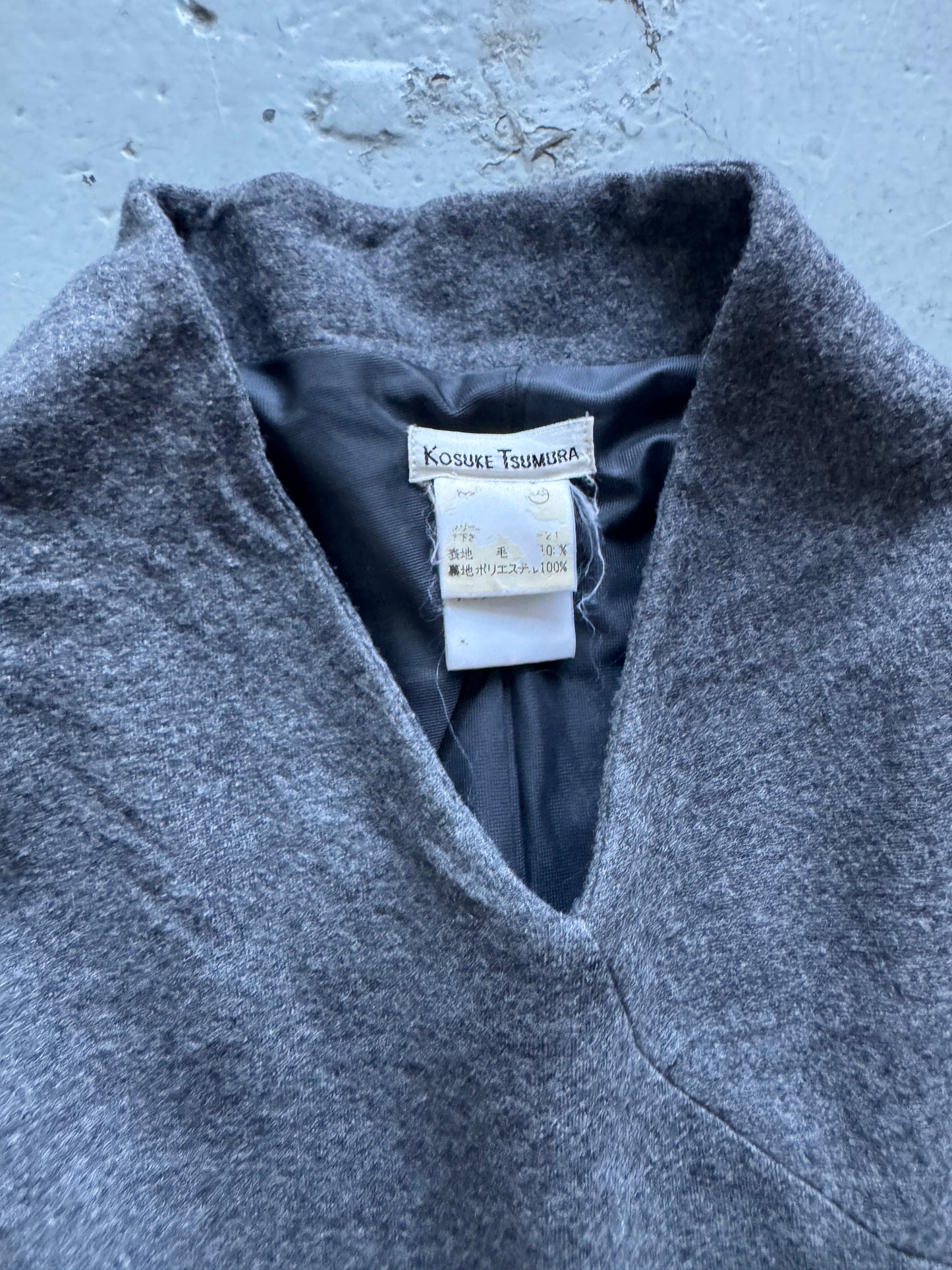 kosuke tsumura twist cut knit sweater