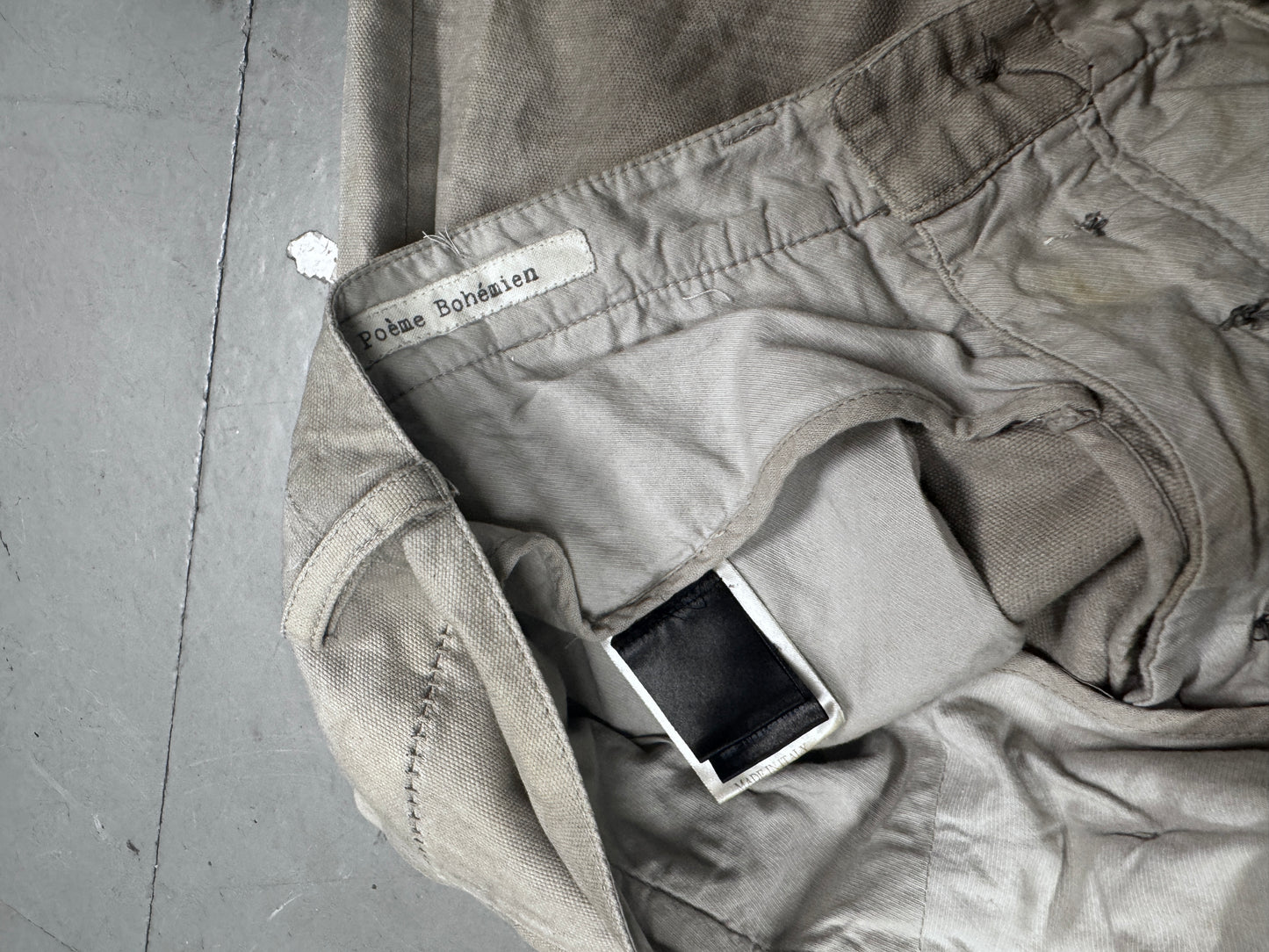 Poeme Bohemien Breadstick Washed Trouser