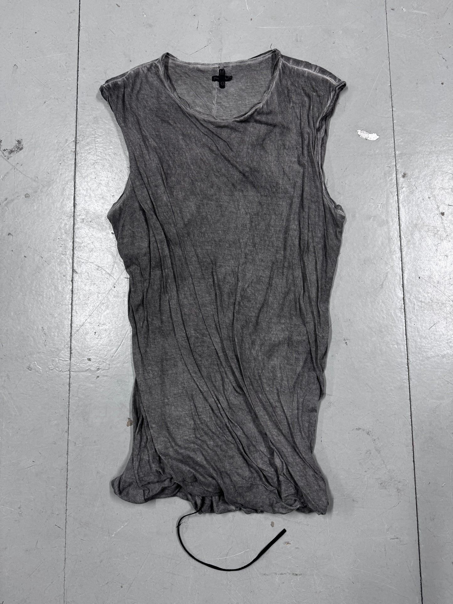 MD75 Cold Wash Double Layer Drape Tank Top