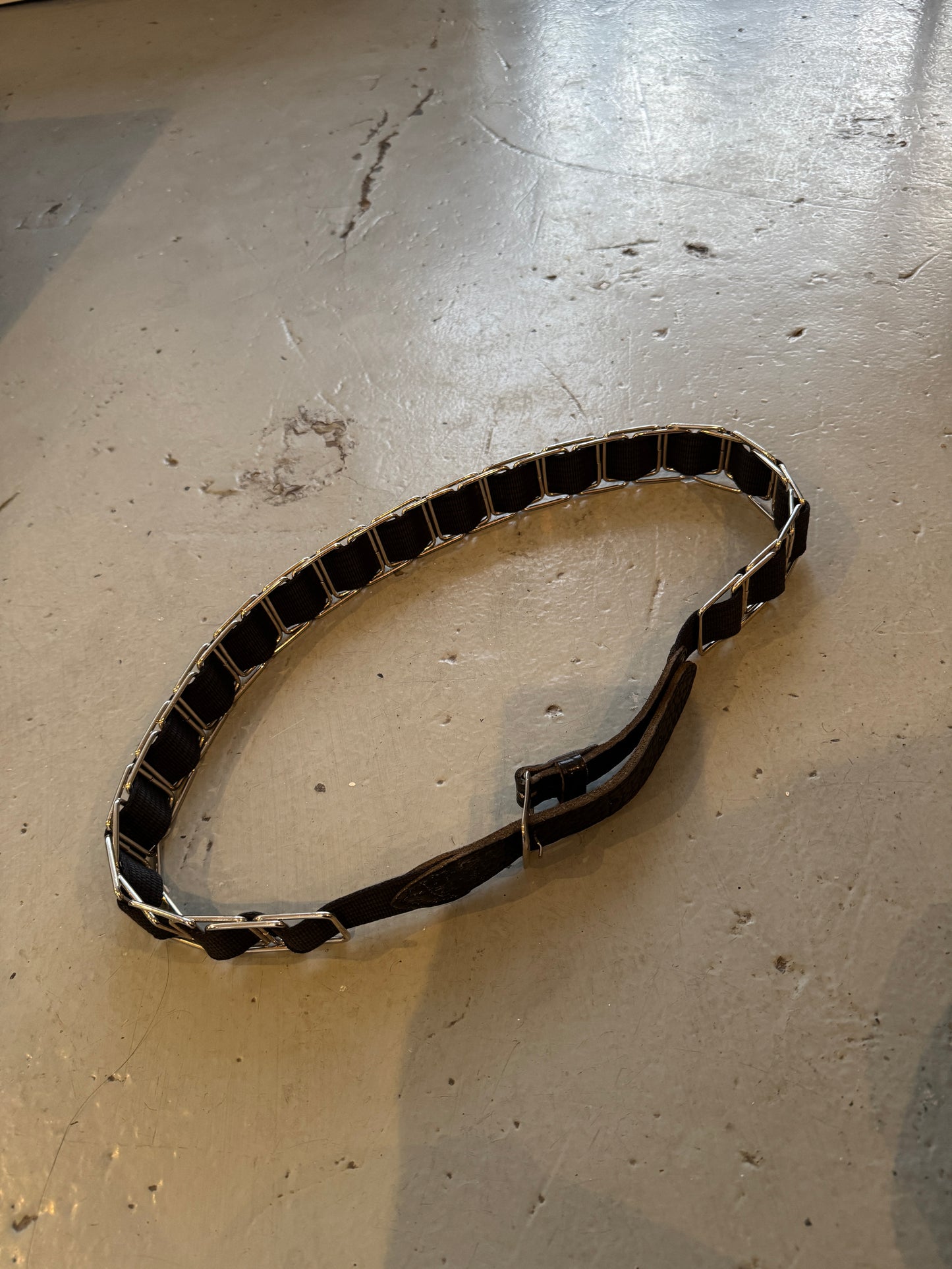 Vintage metal belt