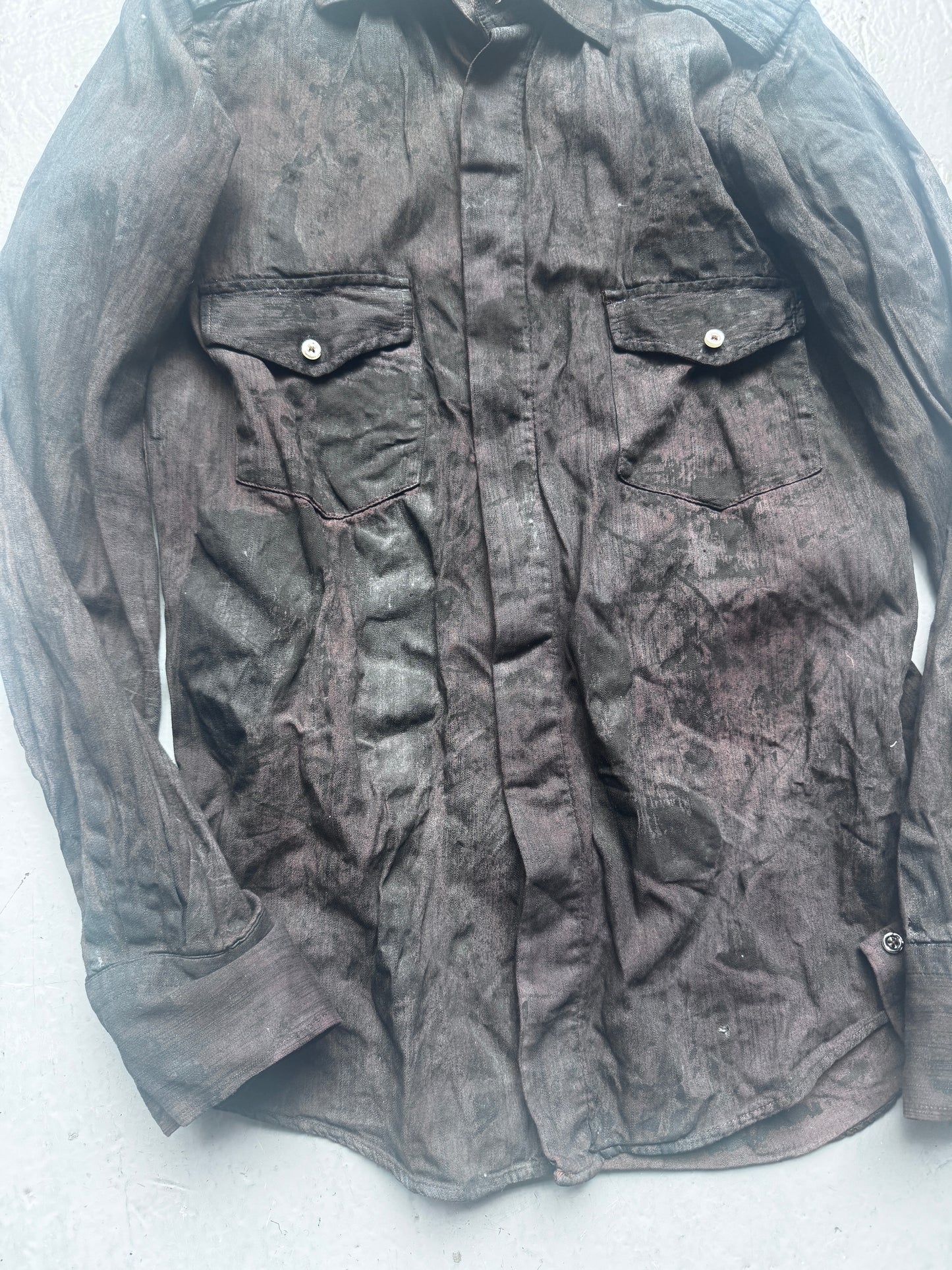 kai ghattaura coated military shirt