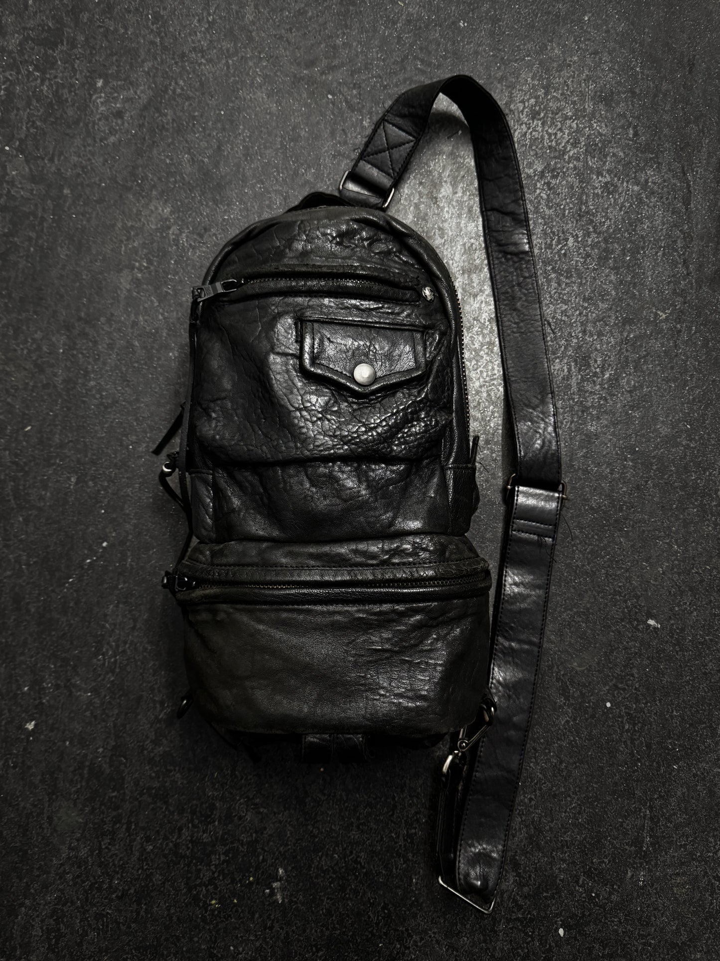 Buffalo Bobs Covered Stud Leather Bag