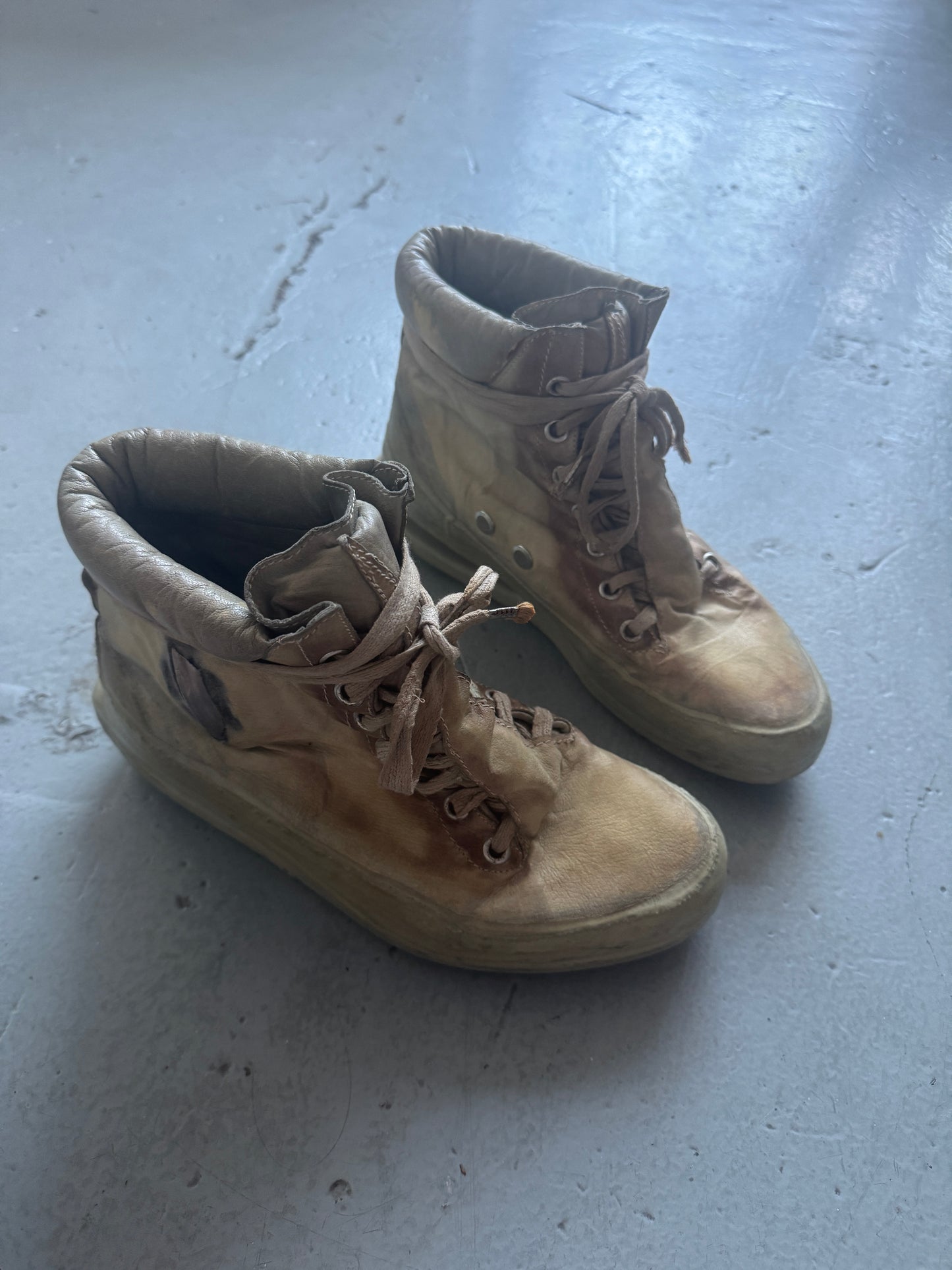 carol christian poell u sole kangaroo prosthetic drip sneaker