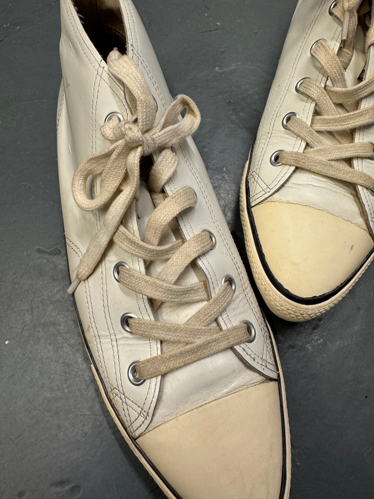 Comme Des Garcons Homme Plus SS17 Leather Pointed Toe Plimsole Sneaker 44