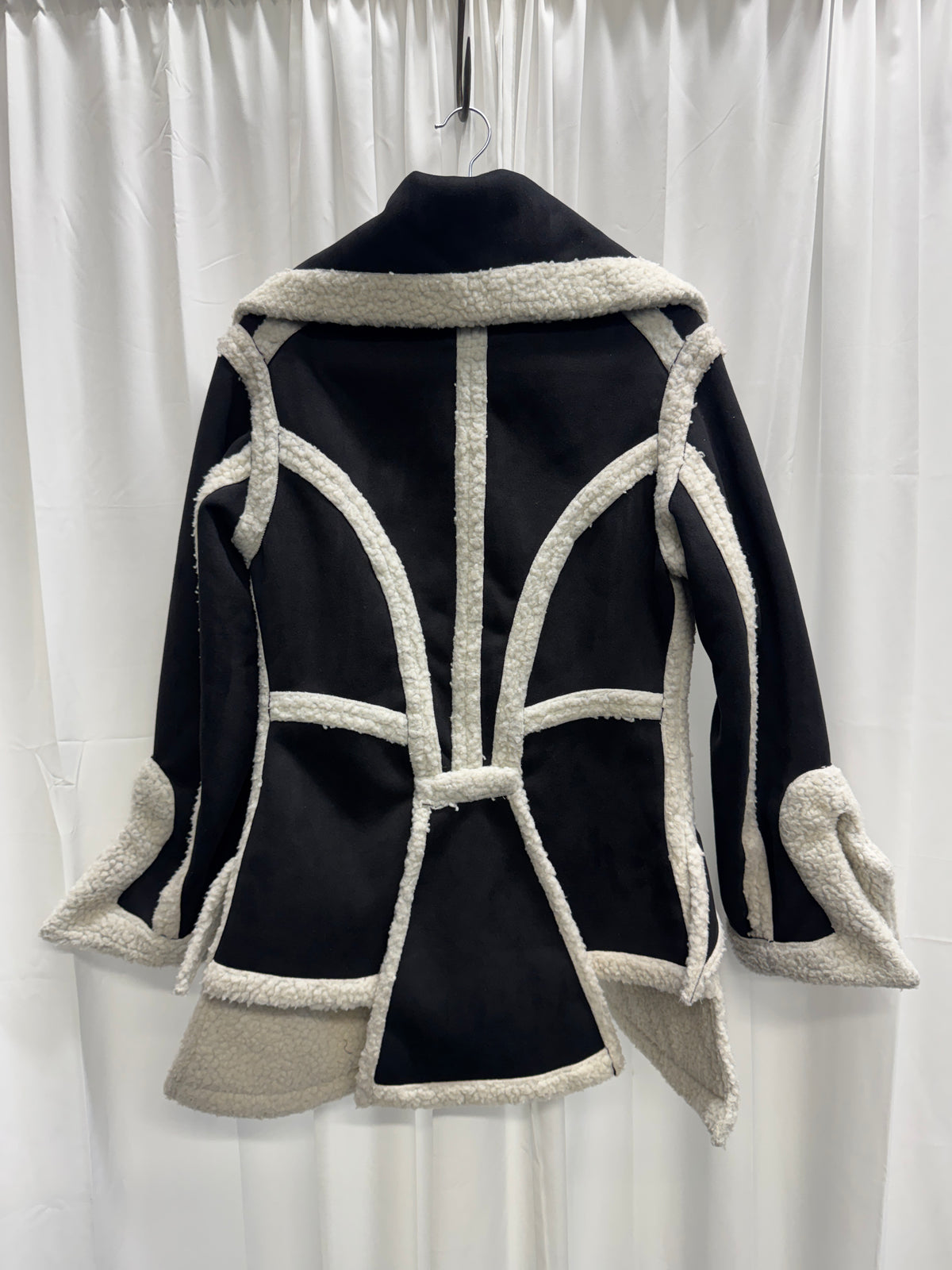 KTZ AW15 Sculptural Napoleonic Military Shearling Coat