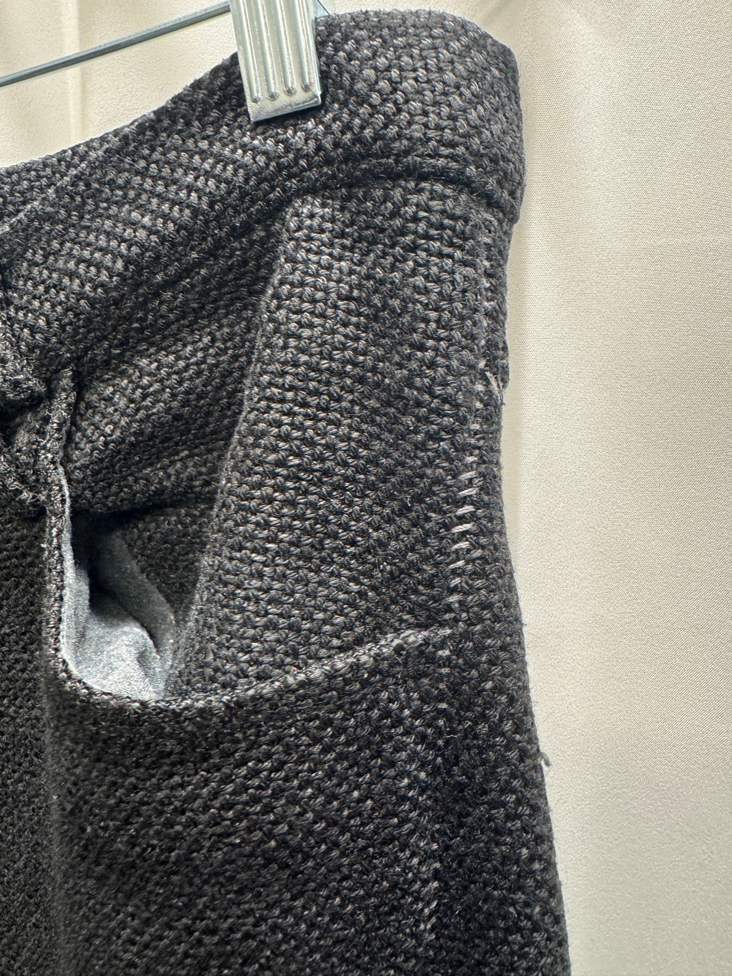 Zam Barrett Heavy Woven Spiral Banana Overlock Trousers