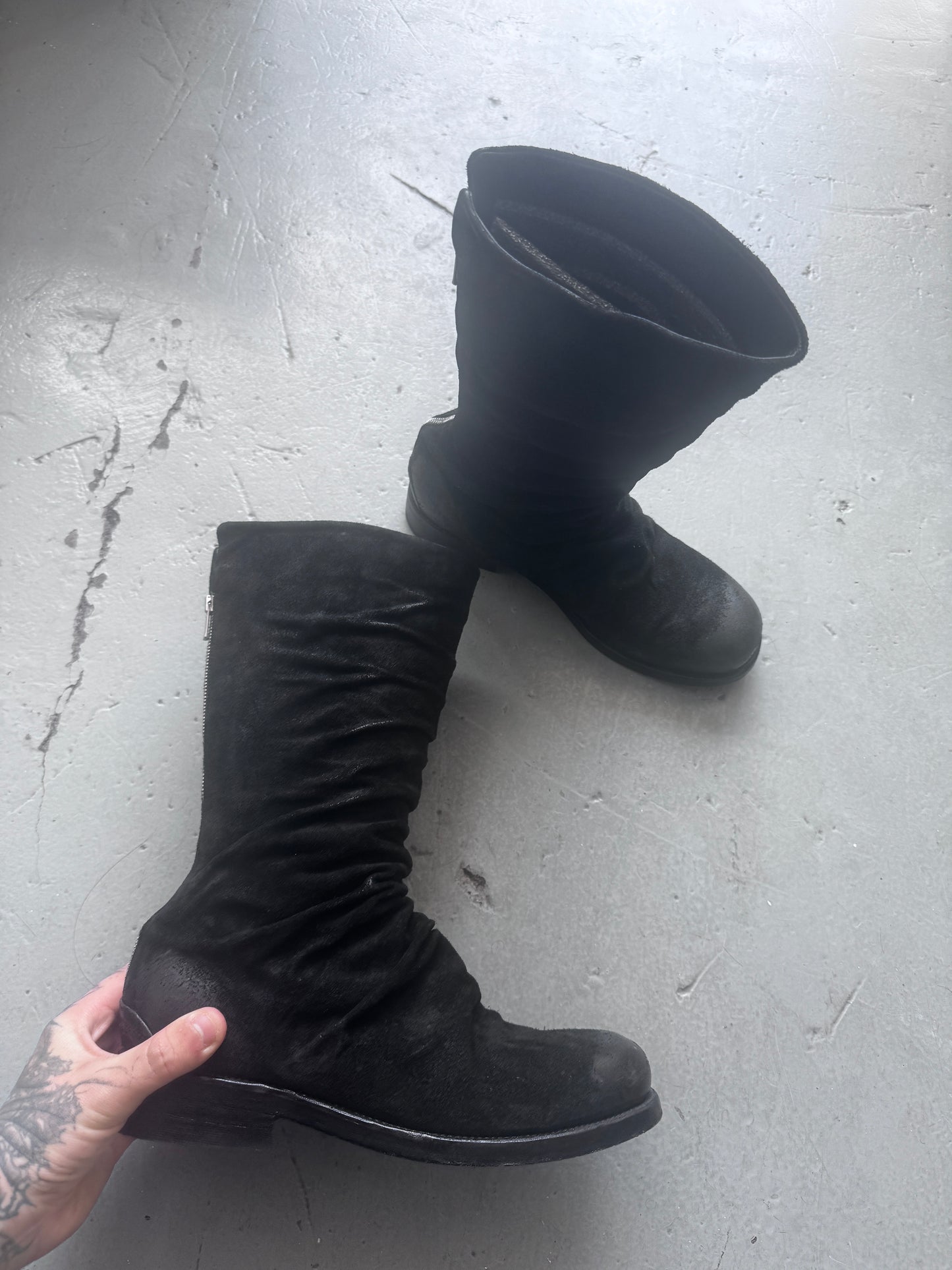 the last conspiracy knee high riding boot 44