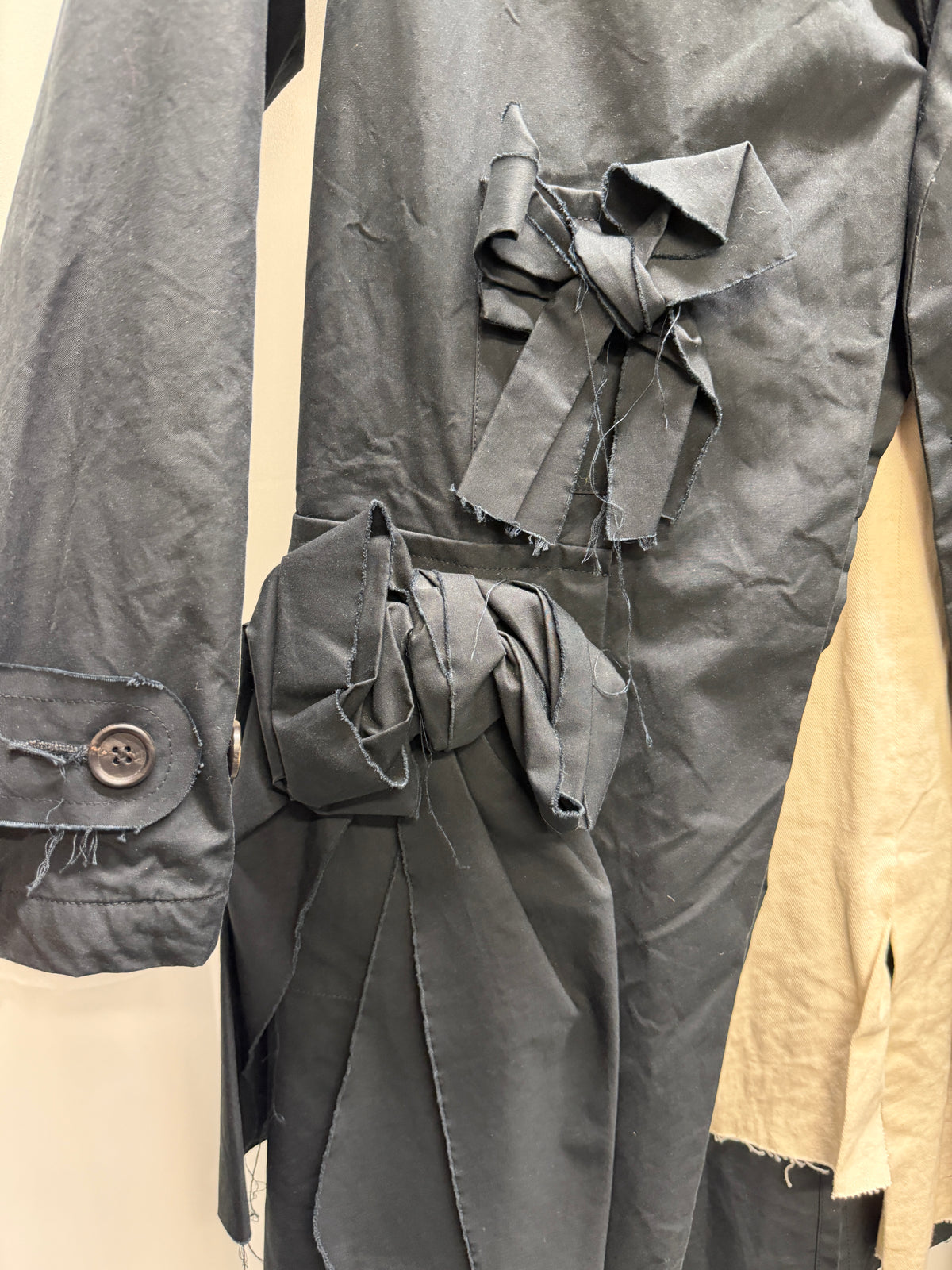 Elena Dawson Cotton Ventile Ribbon Rosette Coat (S)