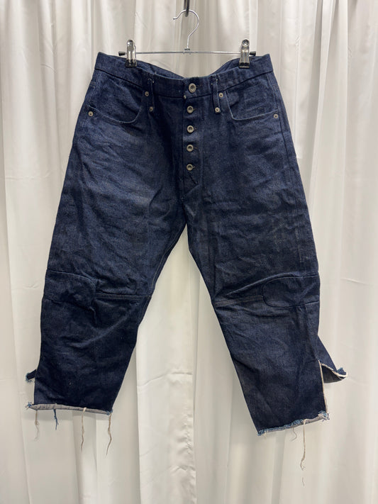 Luca Stucci Raw Denim 3D Capri