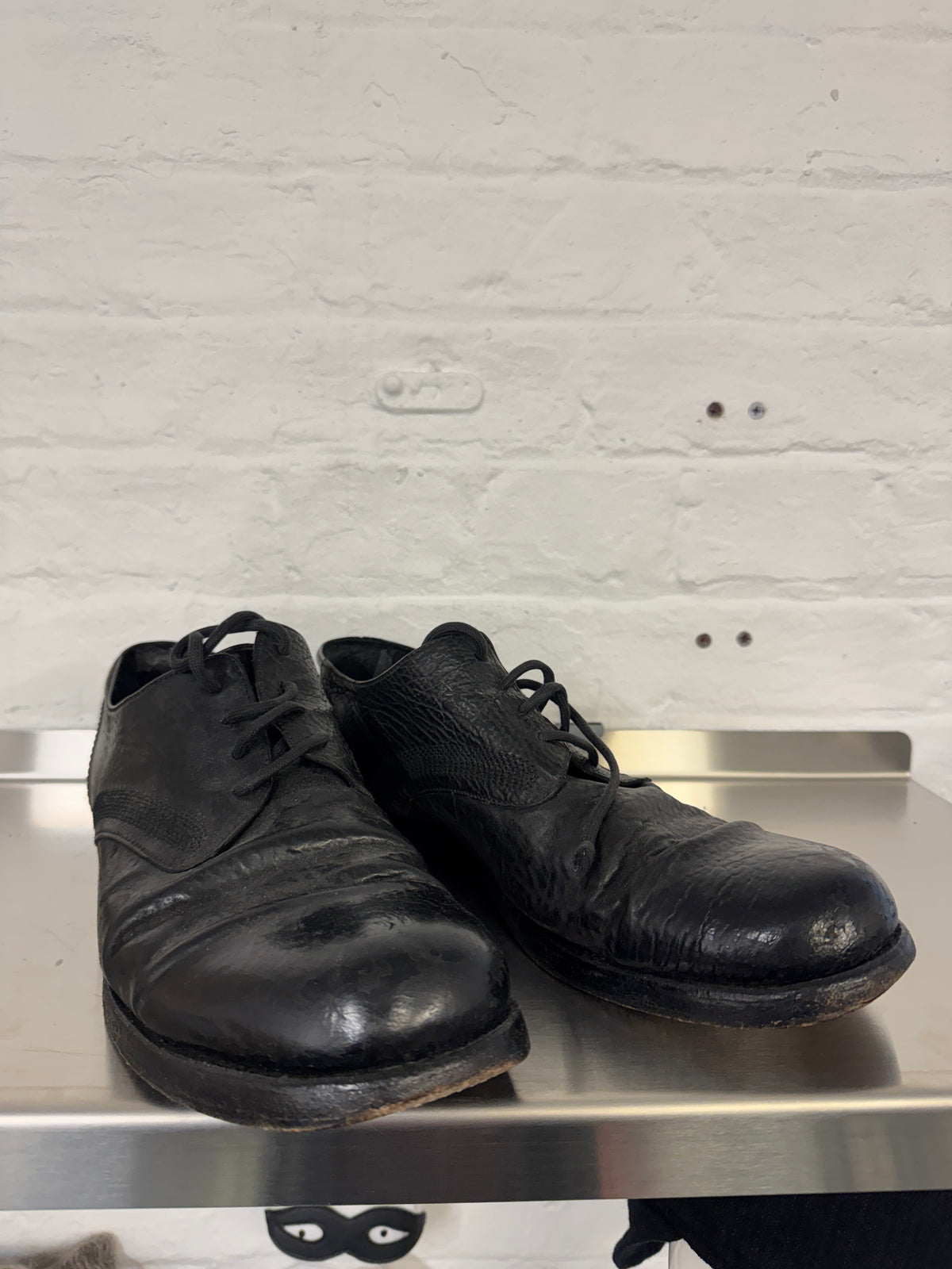 The Last Conspiracy Textured Horse Leather Derby