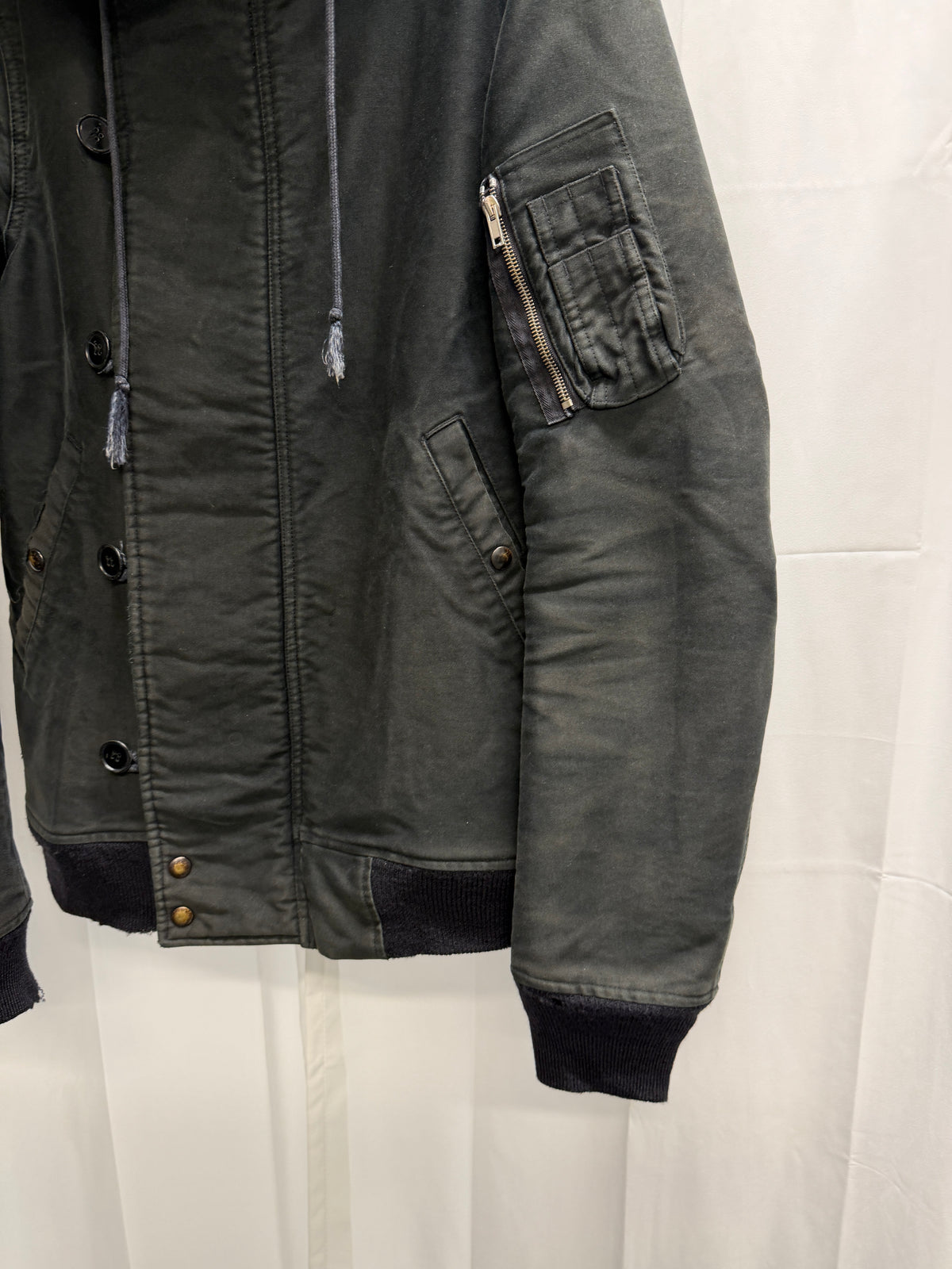 Rick Owens AW07 Exploder Distressed Parka (M)
