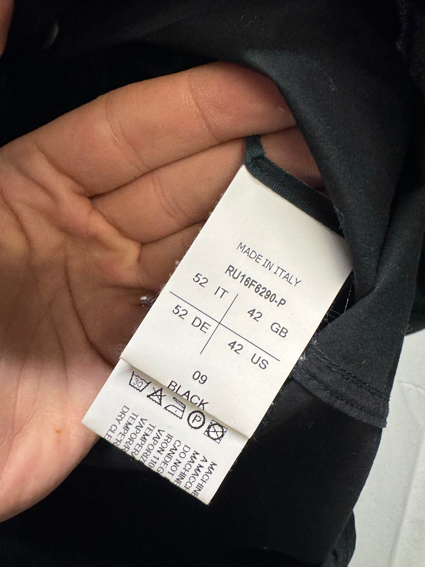 Rick Owens AW16 Mastodon Elongated Military Shirt