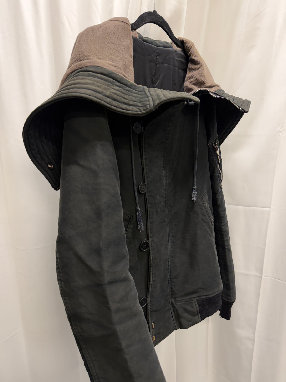 Rick Owens AW07 Exploder Distressed Parka (M)