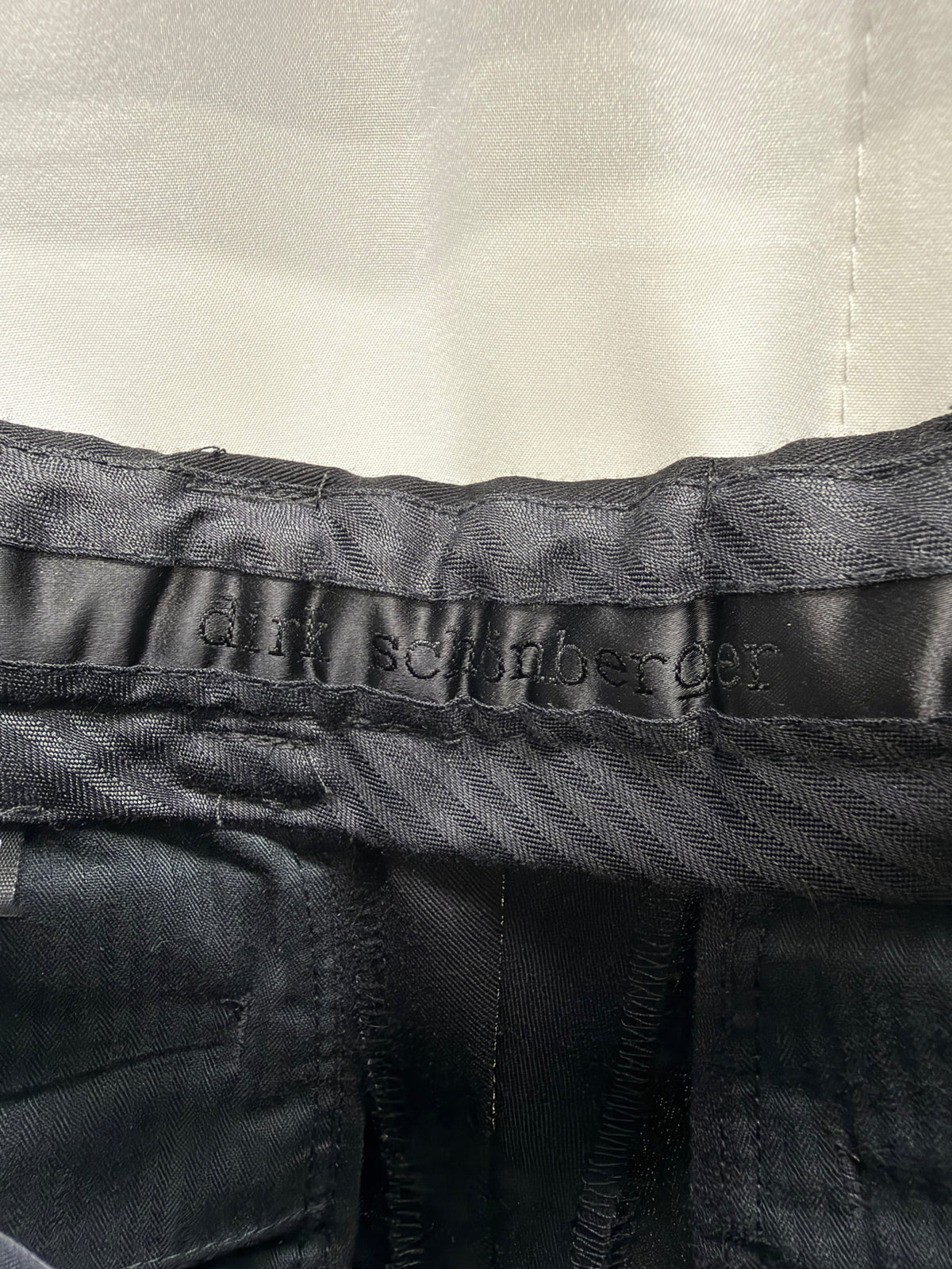 Dirk Schönberger 1990s Wide Cut Wool Trousers
