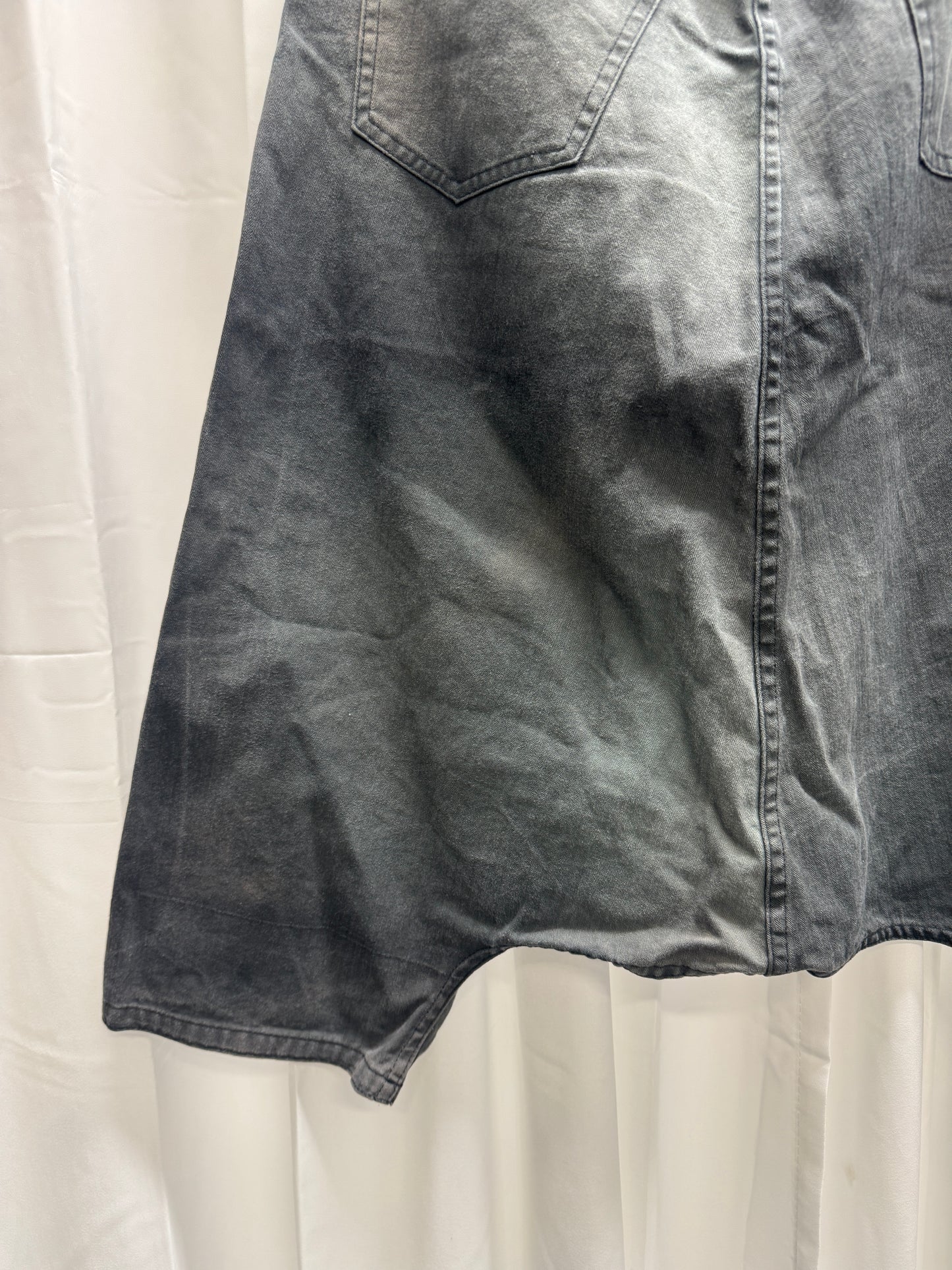 Marc Le Bihan Overdye Textile Drop Crotch Trouser