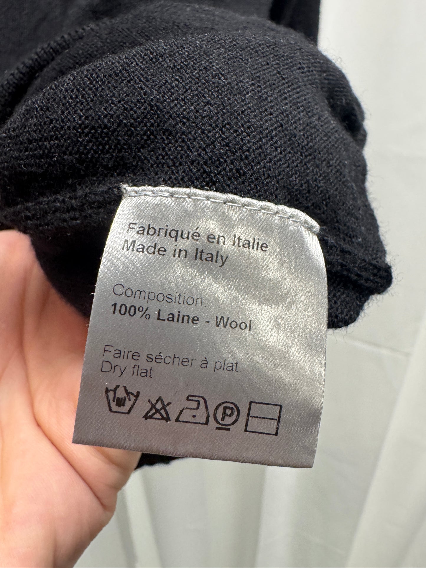 Dior Homme 2009 V Neck Distress Sweater