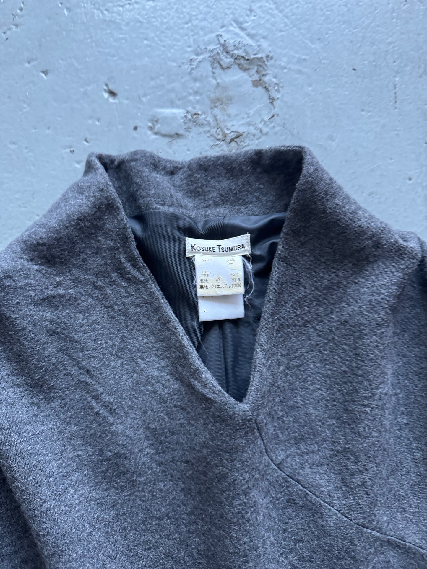 kosuke tsumura twist cut knit sweater