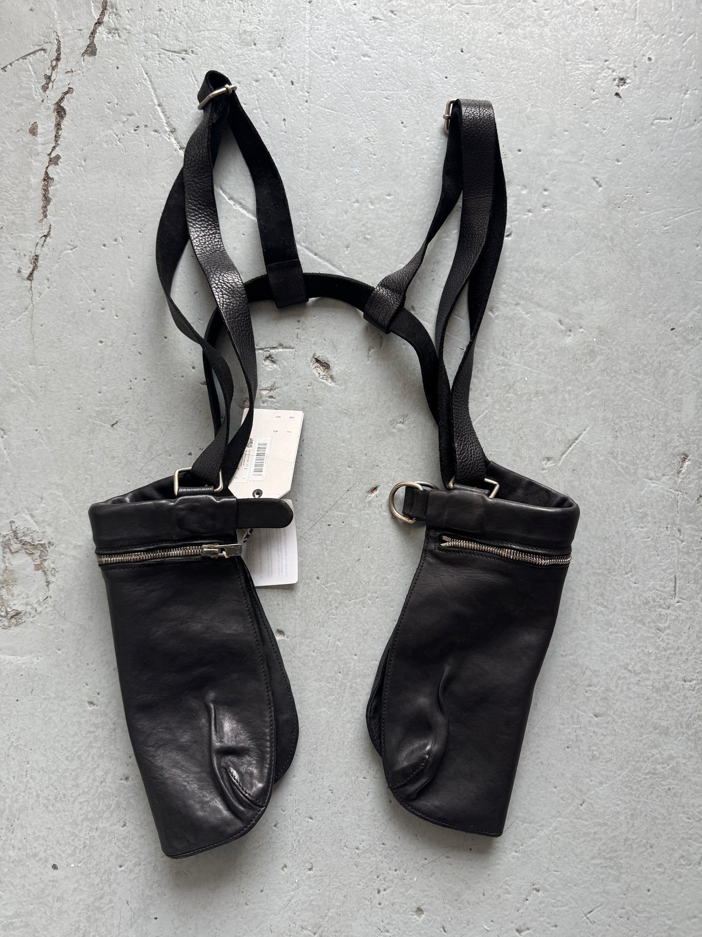 martin margiela twisted zipper knit