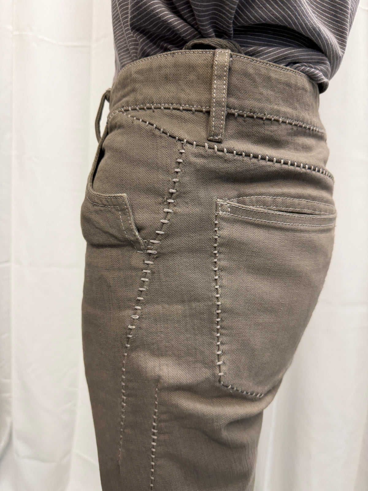 Carol Christian Poell 2010 Dead-End JM/2625 KIT-RTC/11 Grey Overlock Jeans