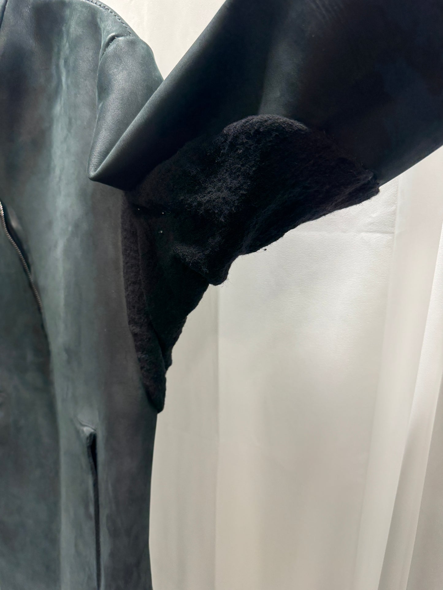Obscur AW12 Sculpted Leather Point Jacket