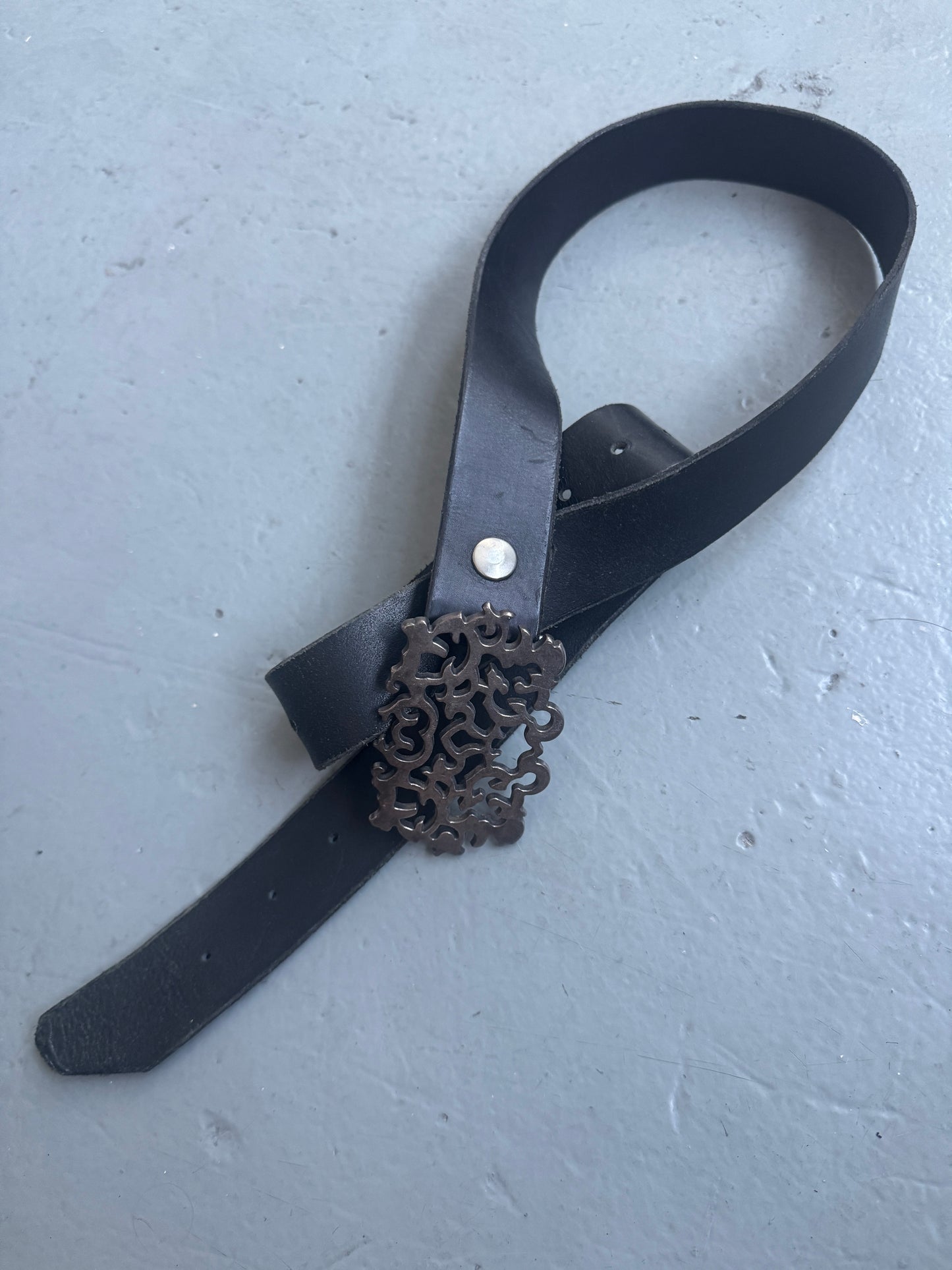 handmade thorned buckle belt
