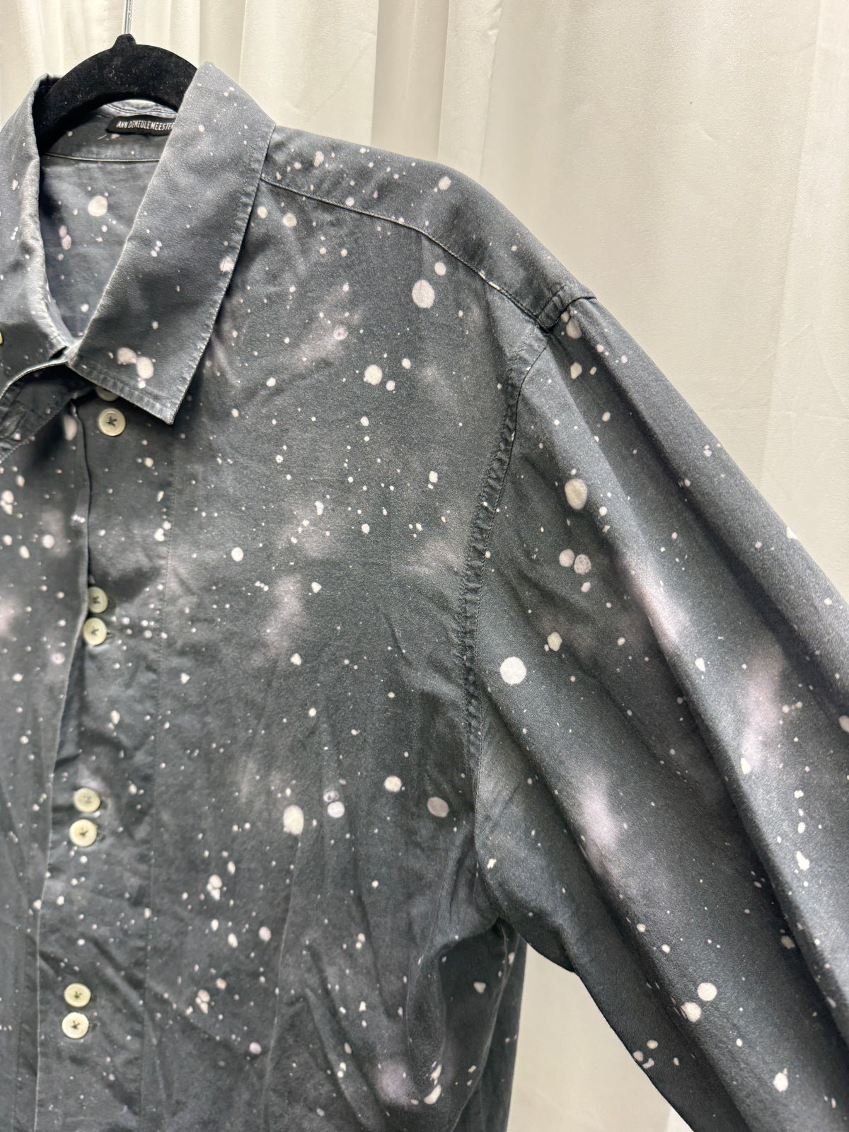 Ann Demeulemeester AW11 Snow Print Celestial Shirt