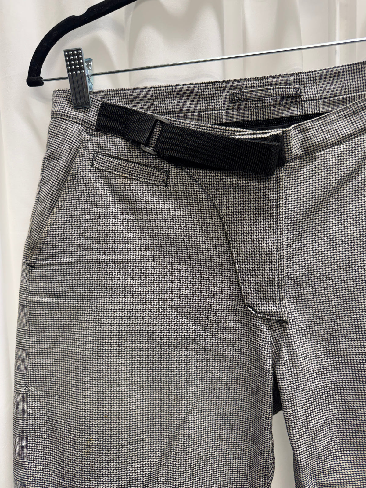 Mihara Yasuhiro 2000s Layered Fine Houndstooth Shorts