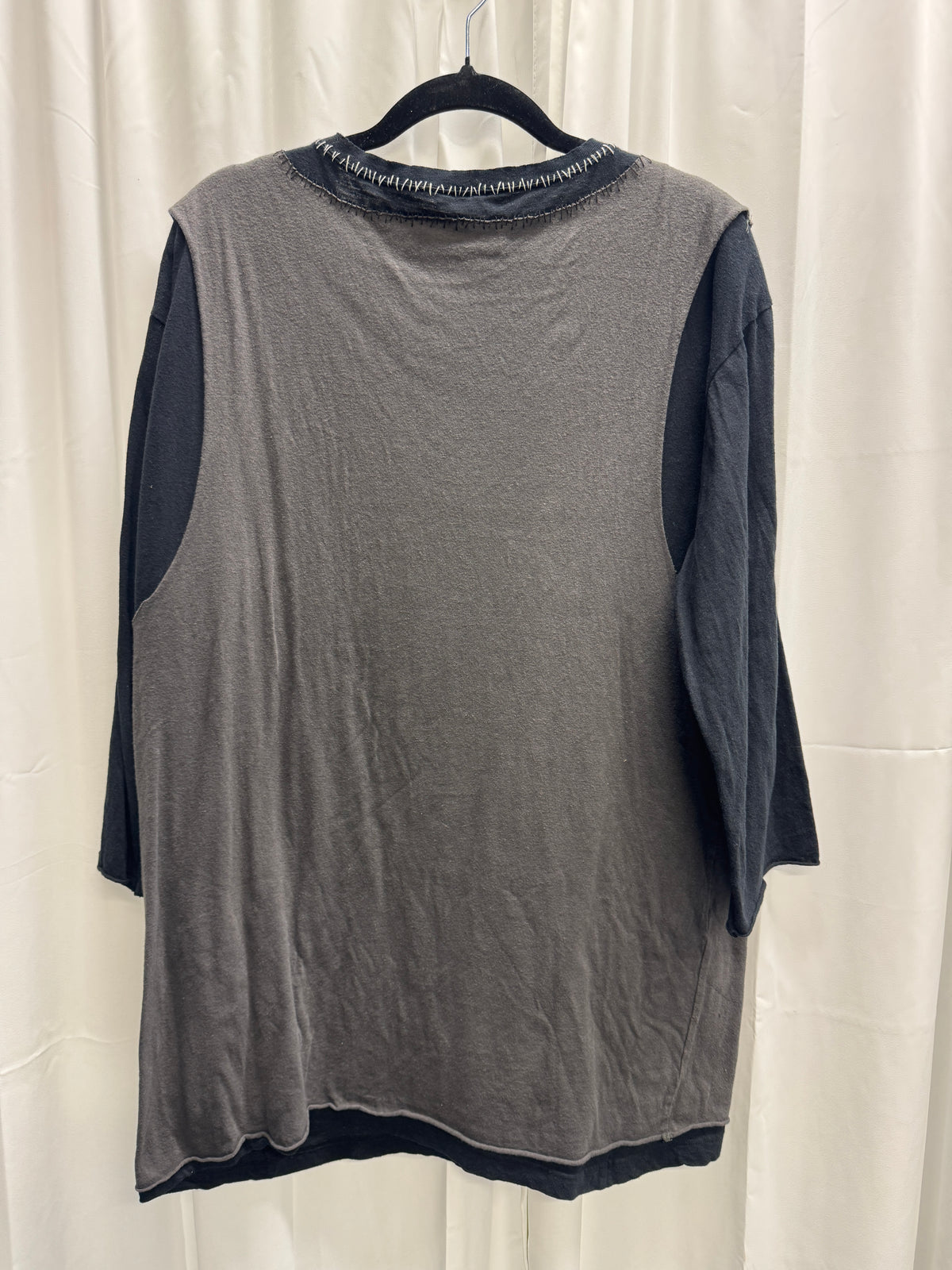 UNDERCOVER SS03 “SCAB” Layered Hand-Stitched 3/4 Sleeve Top