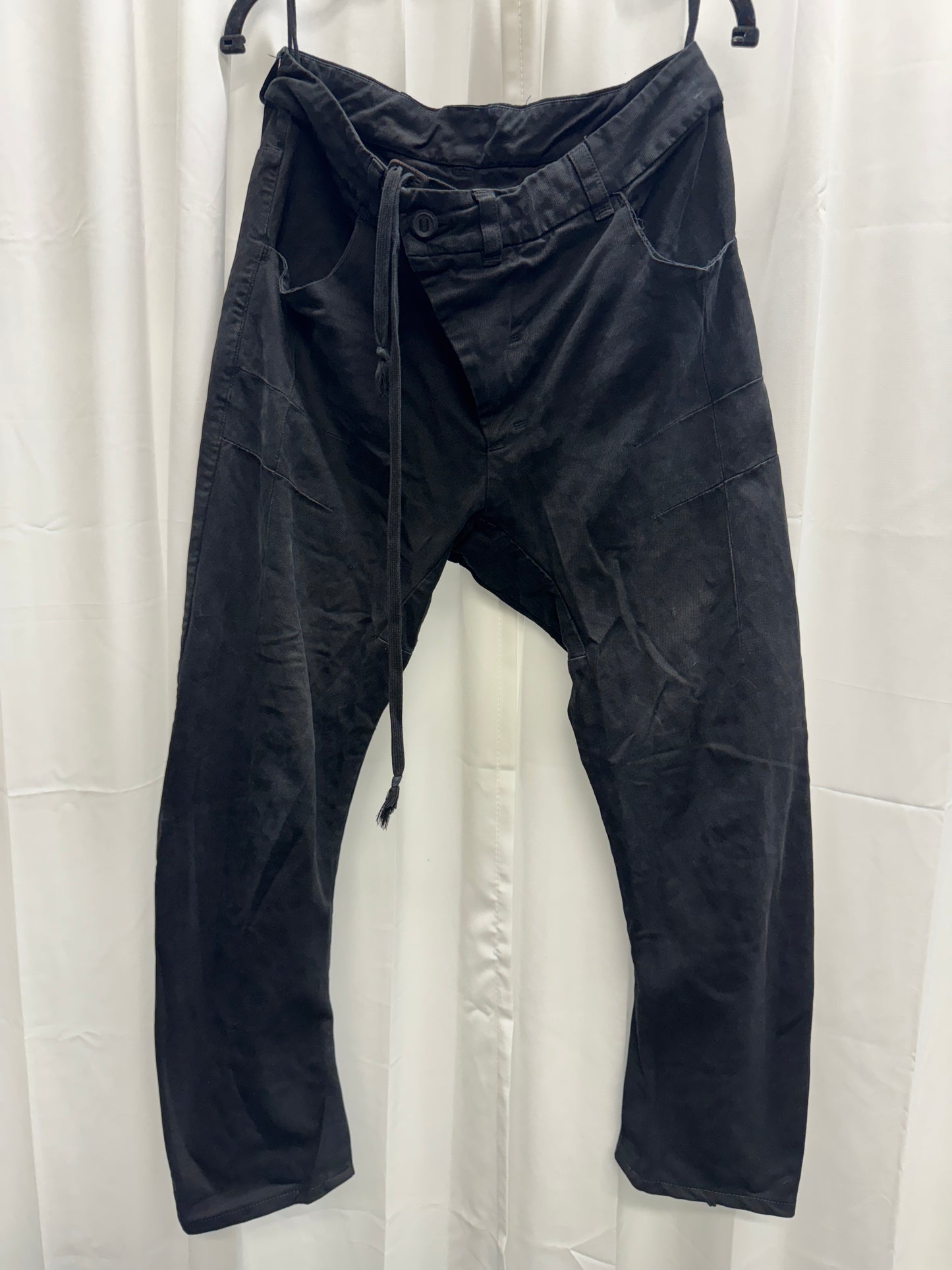 Boris Bidjan Saberi P-13 Cut Black Denim