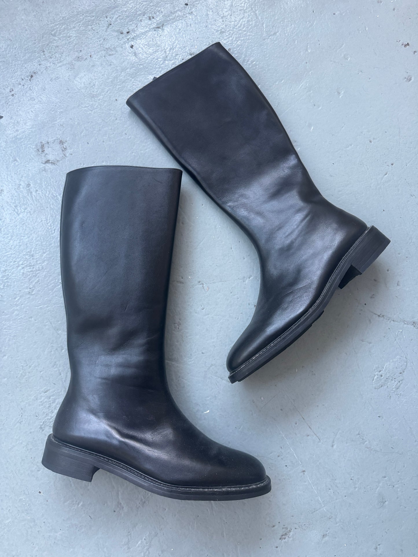 YSL Rive Gauche by Hedi Slimane Thigh Boots 44
