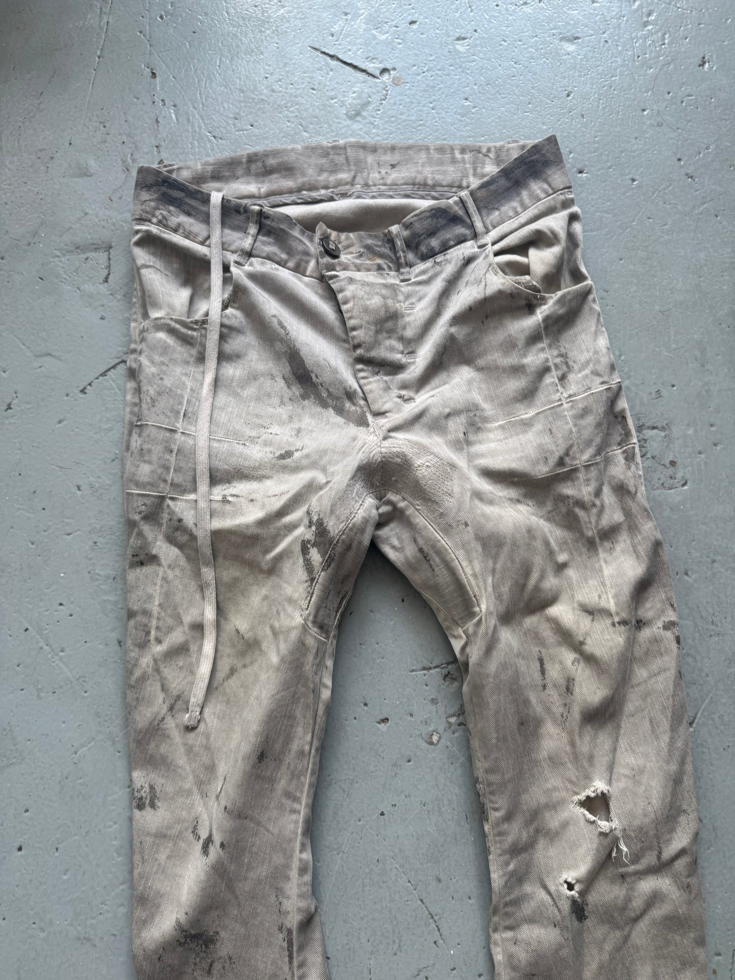 boris bidjan saberi p13 ripped jeans