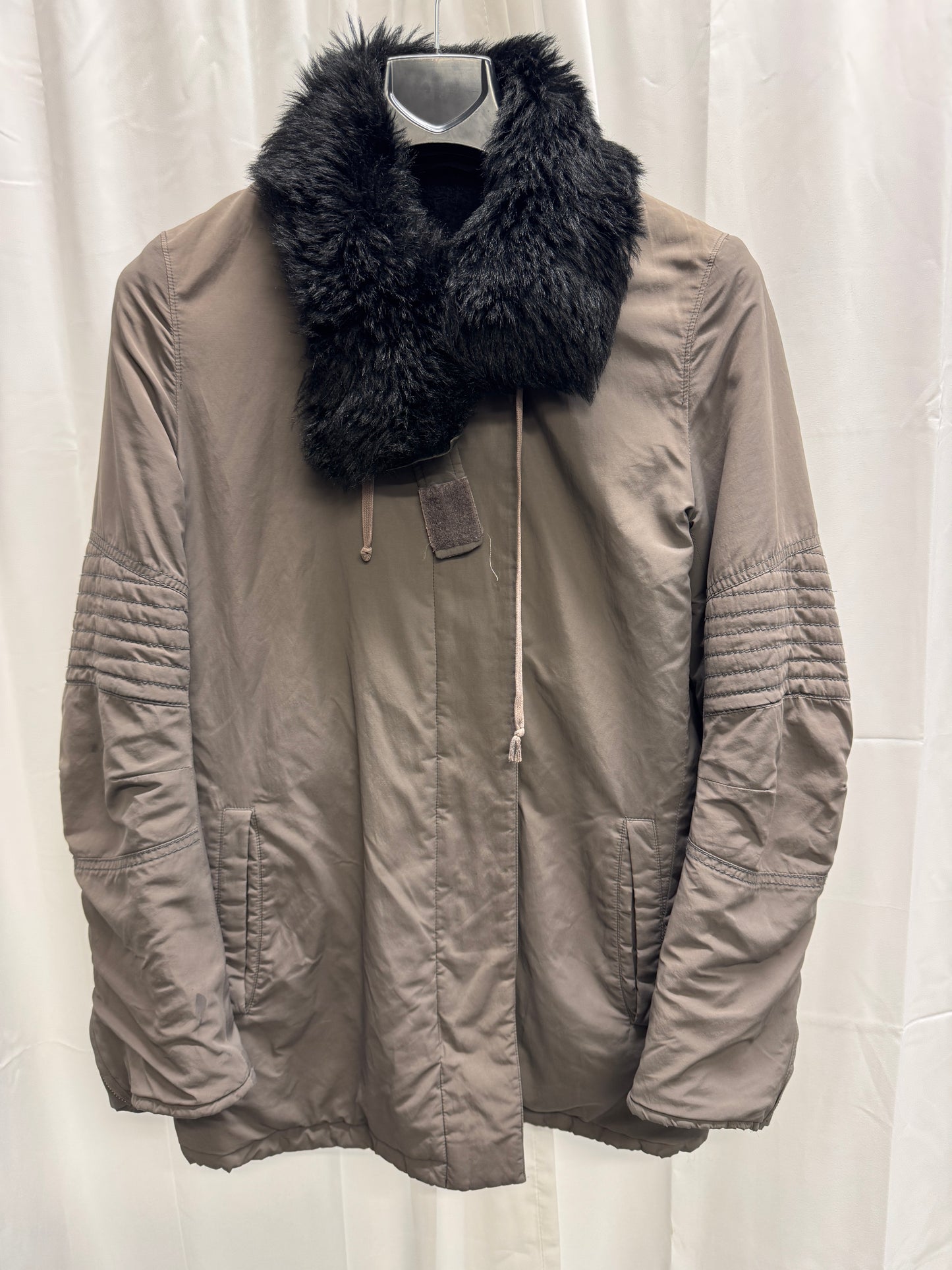 Helmut Lang AW1999 Nylon Removable Fur Astro Jacket