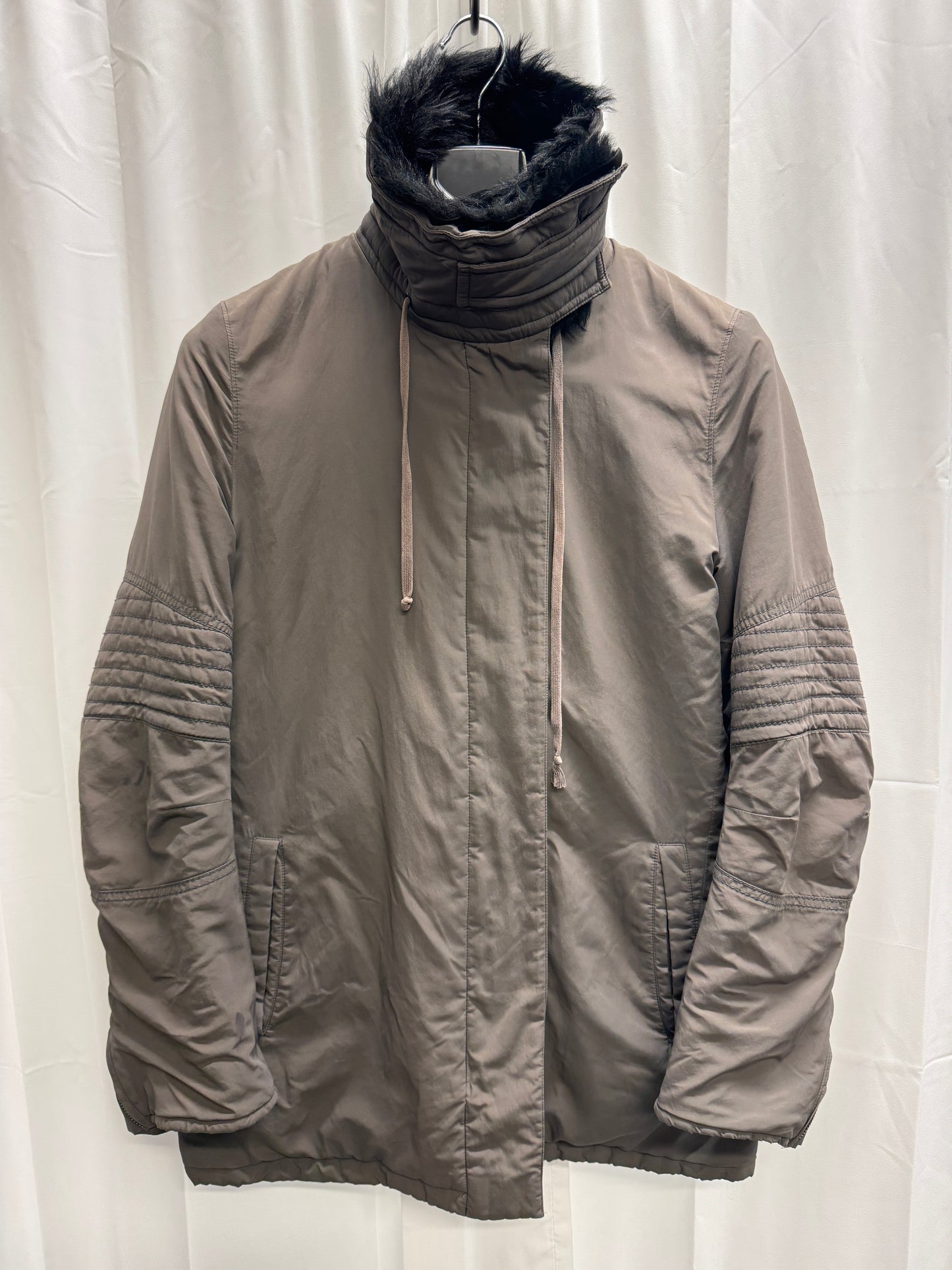 Helmut Lang AW1999 Nylon Removable Fur Astro Jacket