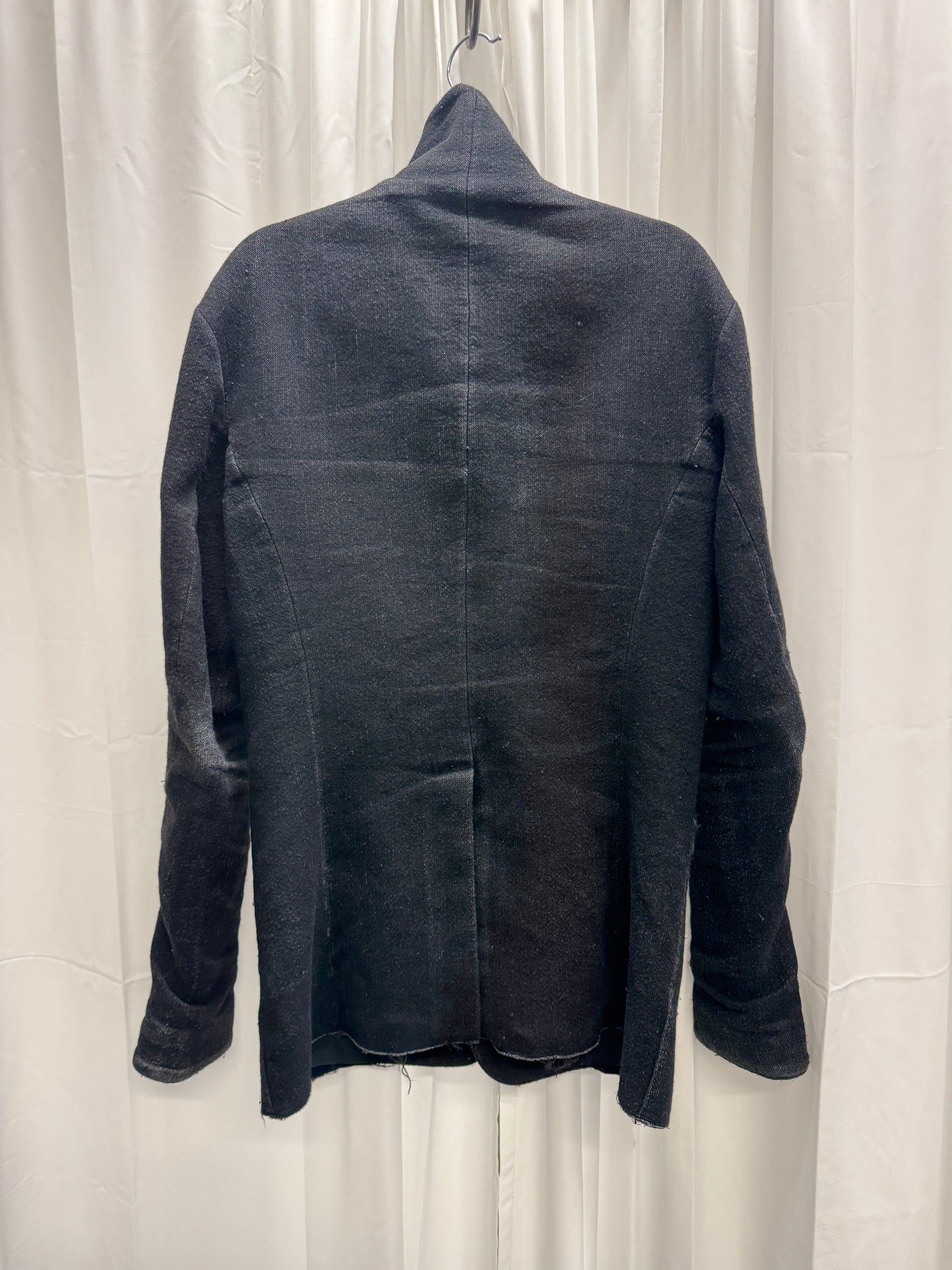 m.a+ woven wool anatomical tailored blazer jacket