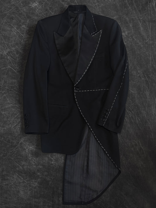 Masaki Matsushima Homme Asymmetric Hand Stitch Blazer