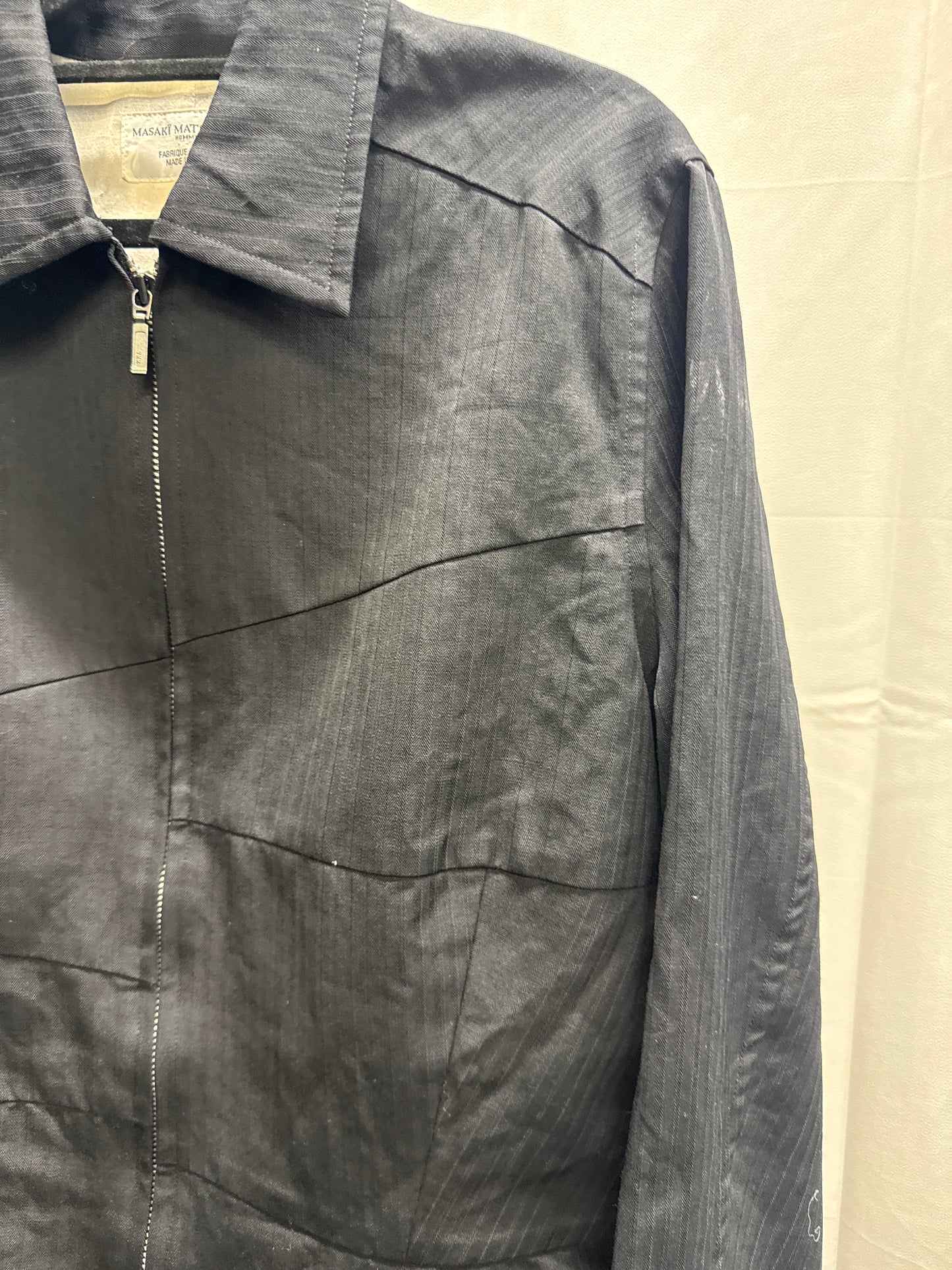 masaki matsushima spliced pattern 3/4 coat