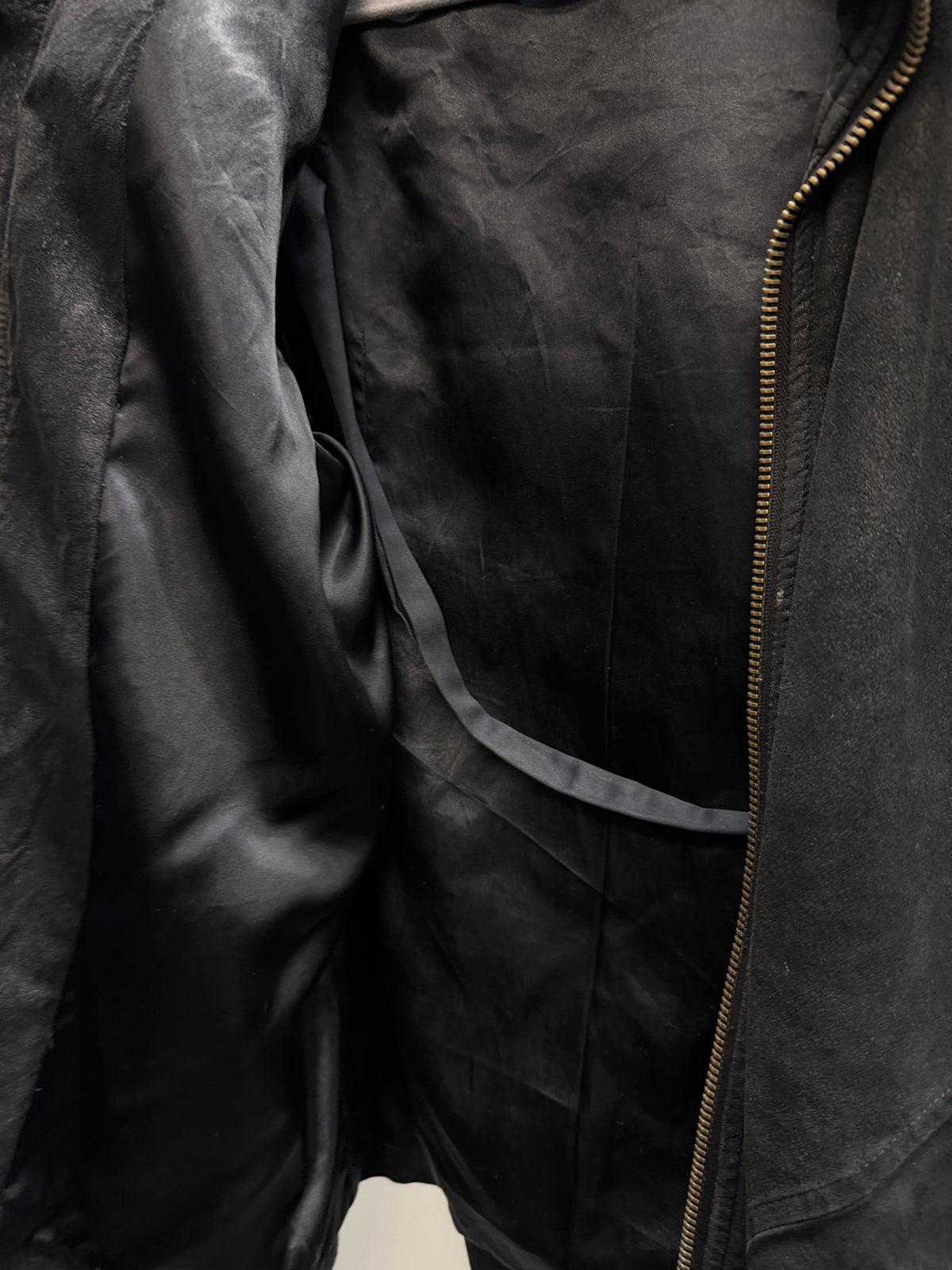 Rick Owens 2014 Blistered Lambskin Intarsia Jacket (M)