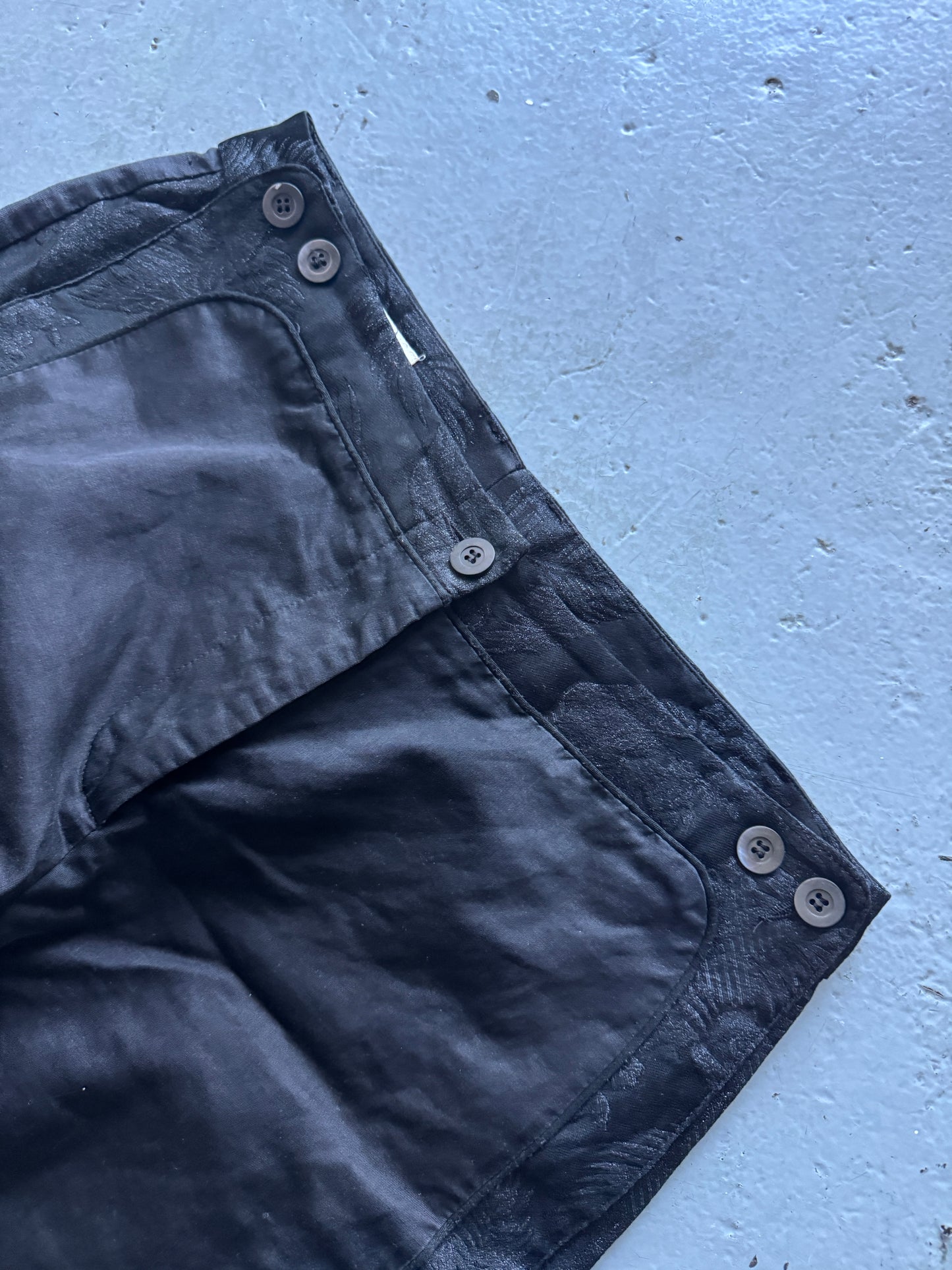 dries van noten side zip sailor trouser