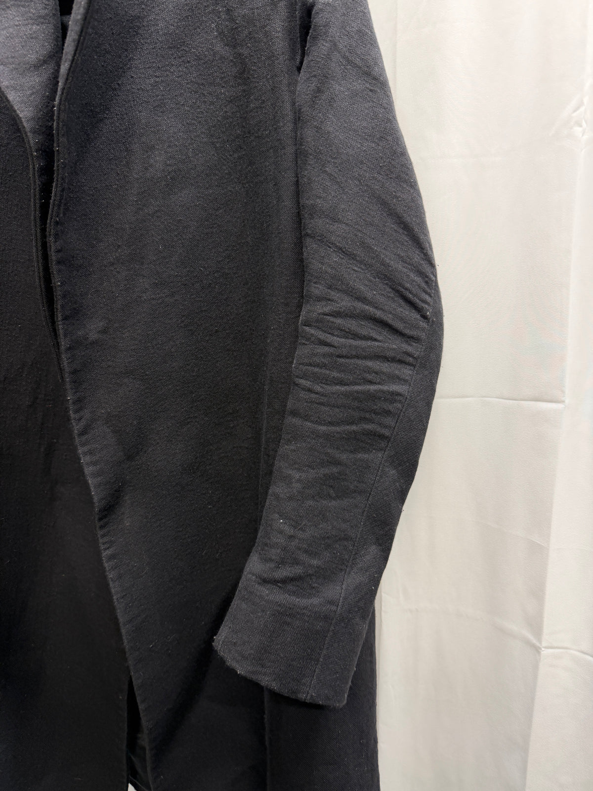 Obscur AW12 ‘Bound’ Heavy Wool Devil Lapel Overlap Coat