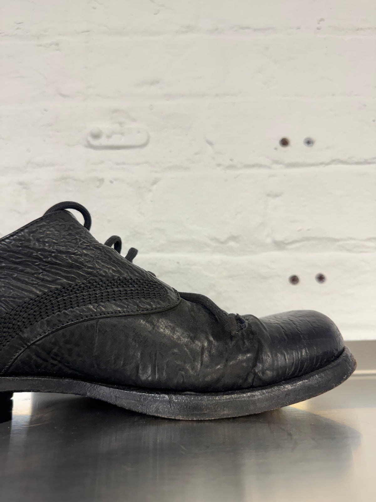 The Last Conspiracy Textured Horse Leather Derby