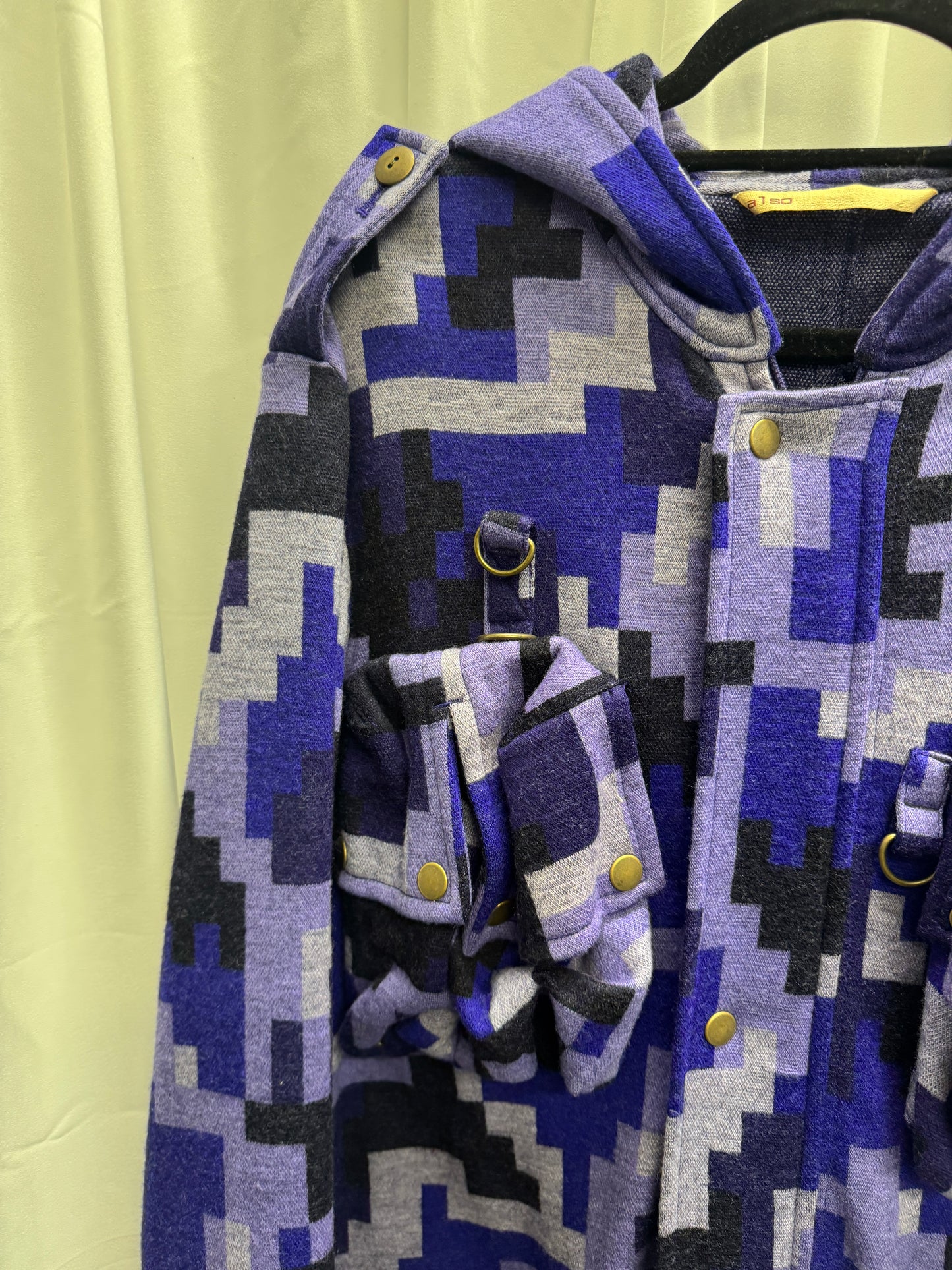 beauty:beast also 90’s era digi camo utility hooded jacket