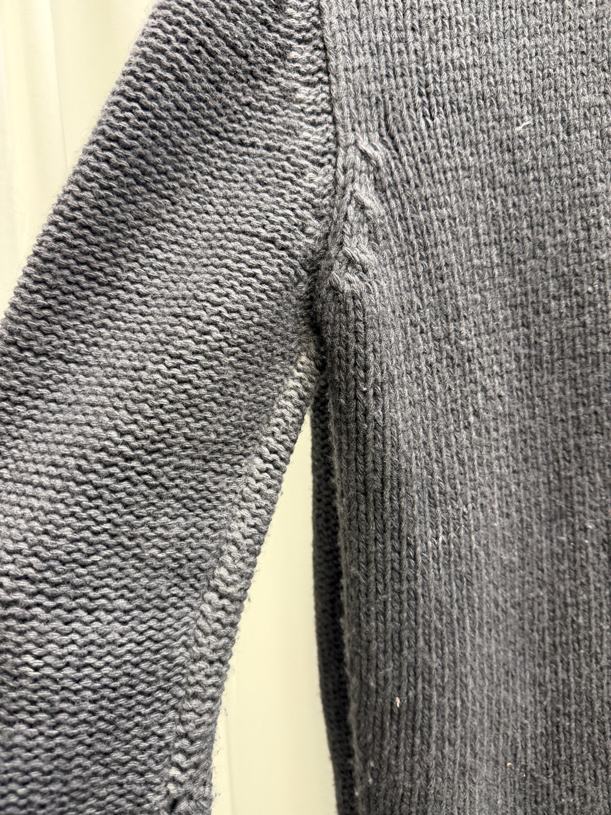 LM Altieri (Carpe Diem) 2003 Heavy Lambswool Clasped Knit Jacket (L)