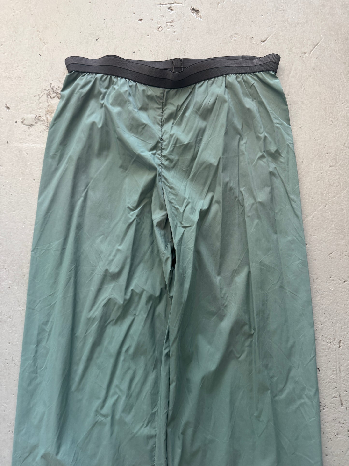 raf simons ss97 wide leg elastic trouser