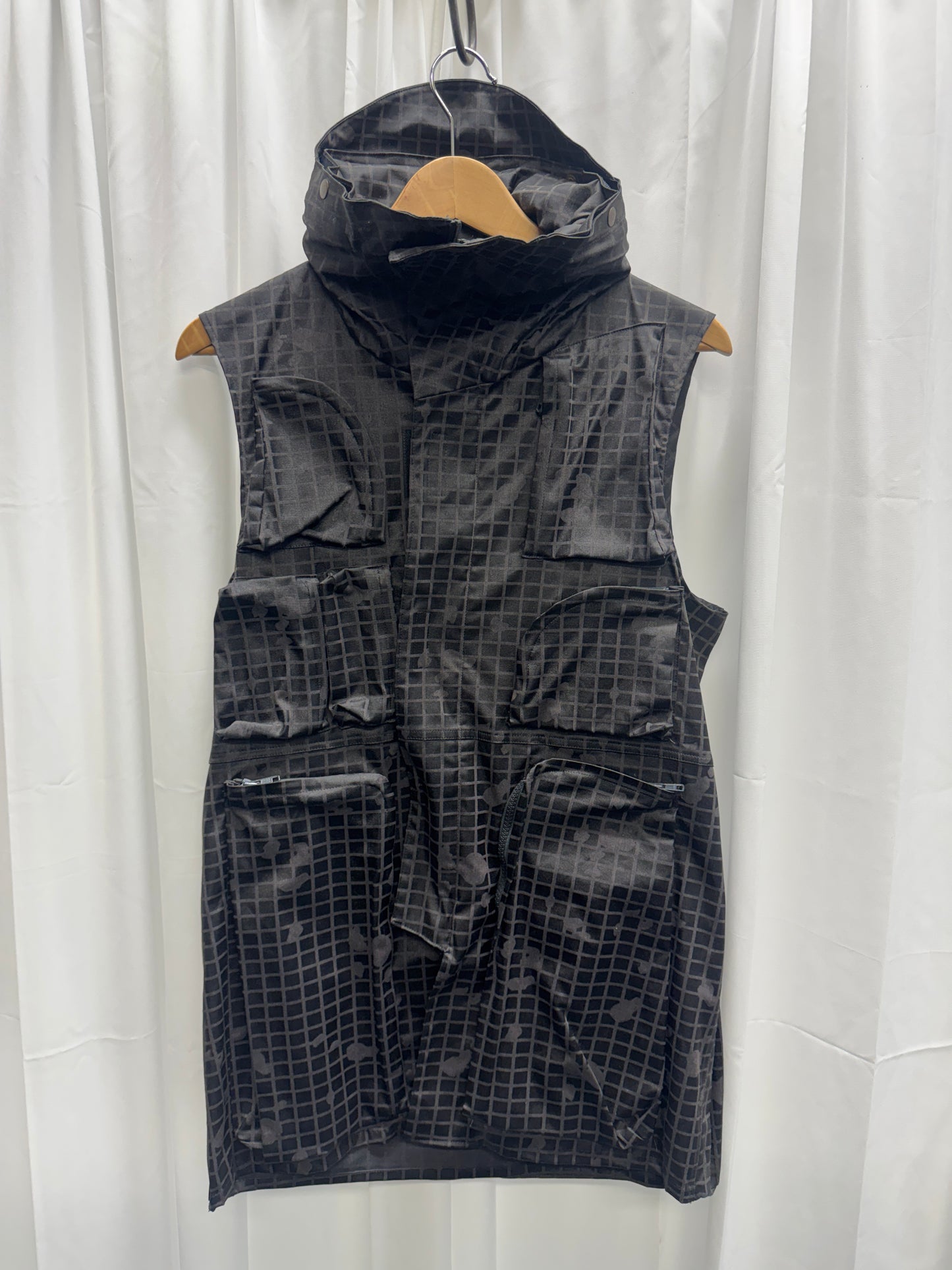 beauty:beast articulated alien-mask hooded technical vest, c. 1998–2000