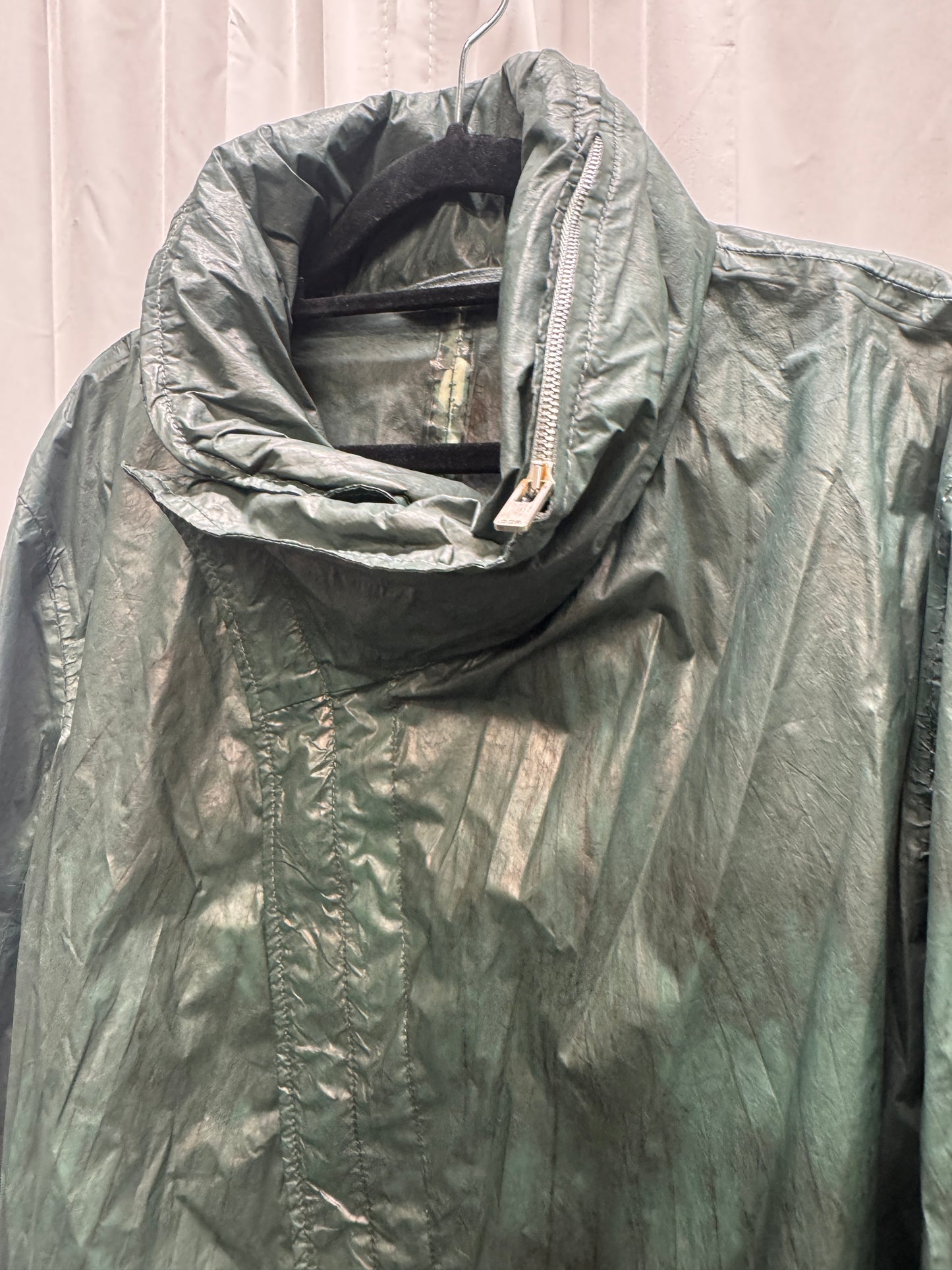 Carol Christian Poell /12 Mottled Green Chainseam Gloved NAS Parka