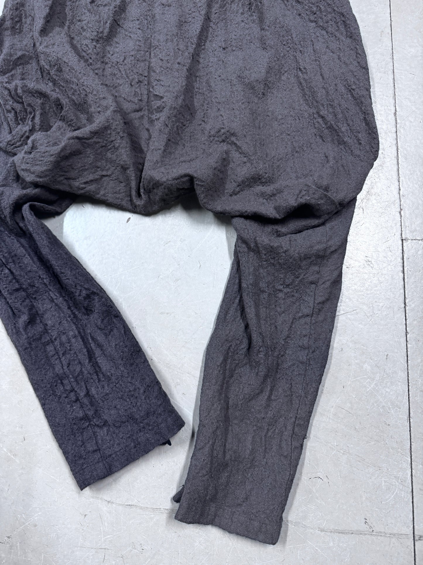 Masnada Wool Drop Bubble Waist Pant