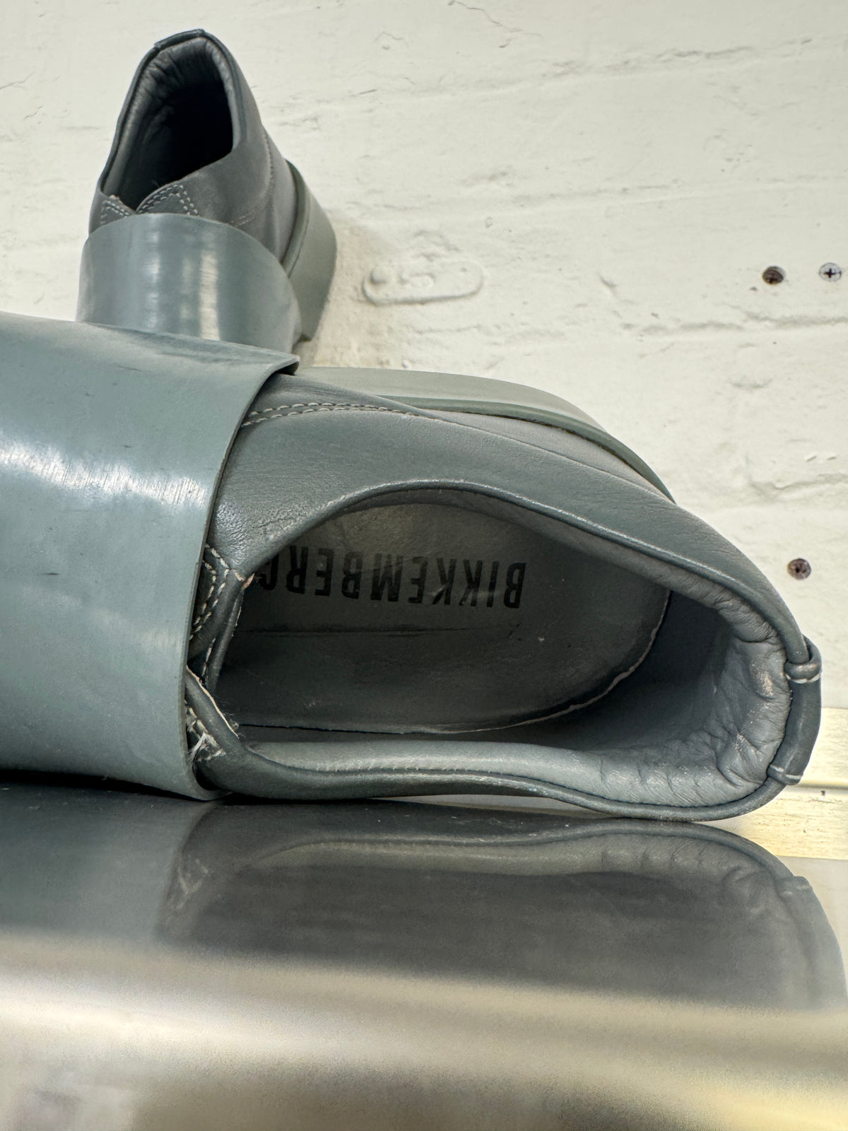 Dirk Bikkembergs Rubber Sling Low Leather Boots