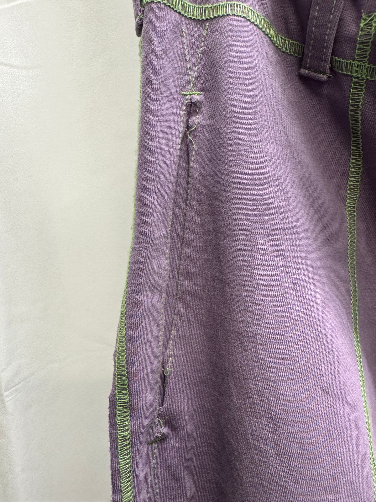 sulvam AW19 Stitching Knit Bondage Trousers